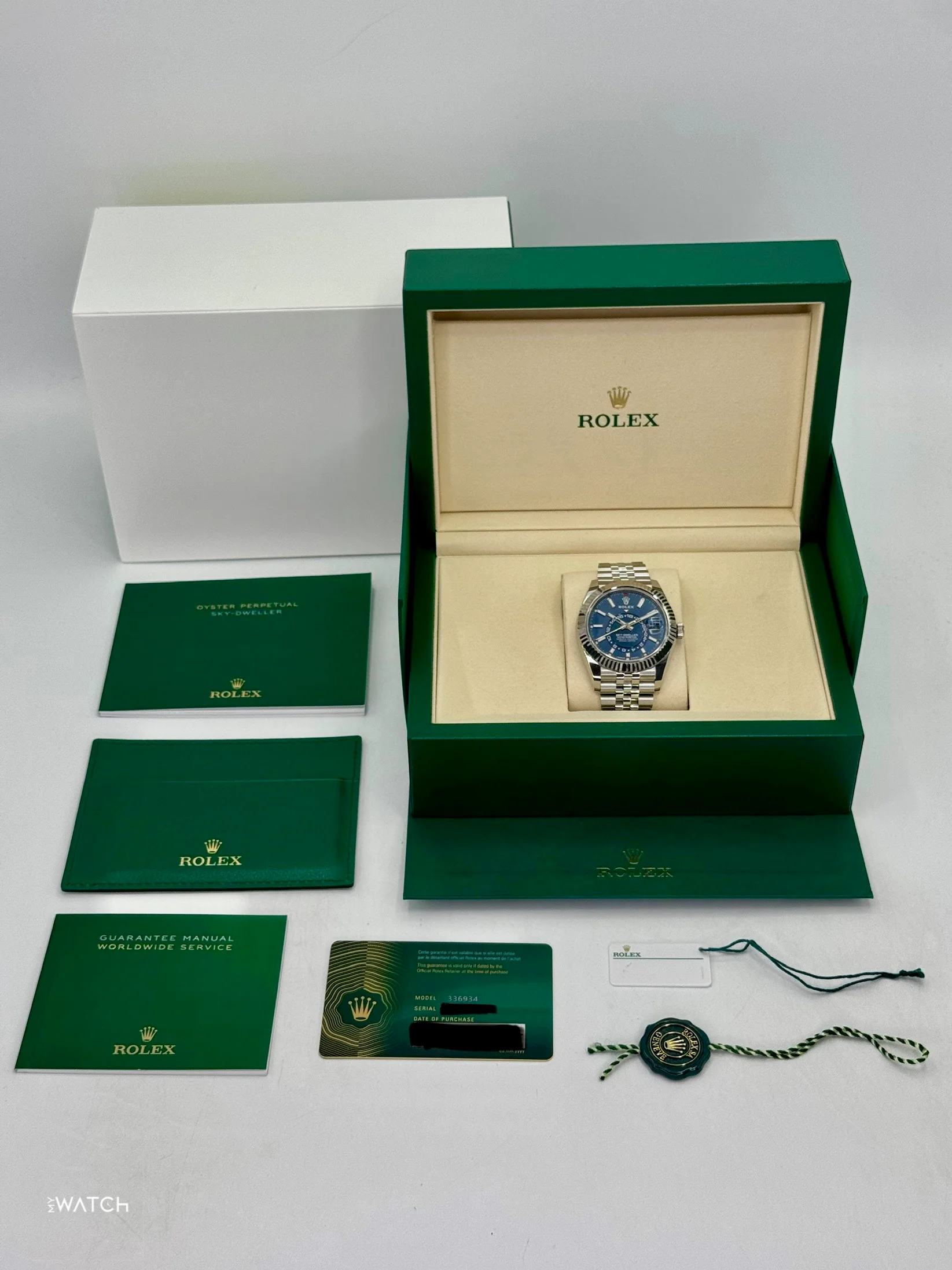 NEW 2025 Rolex Sky-Dweller 42mm 336934 Jubilee Blue Dial - Image 10
