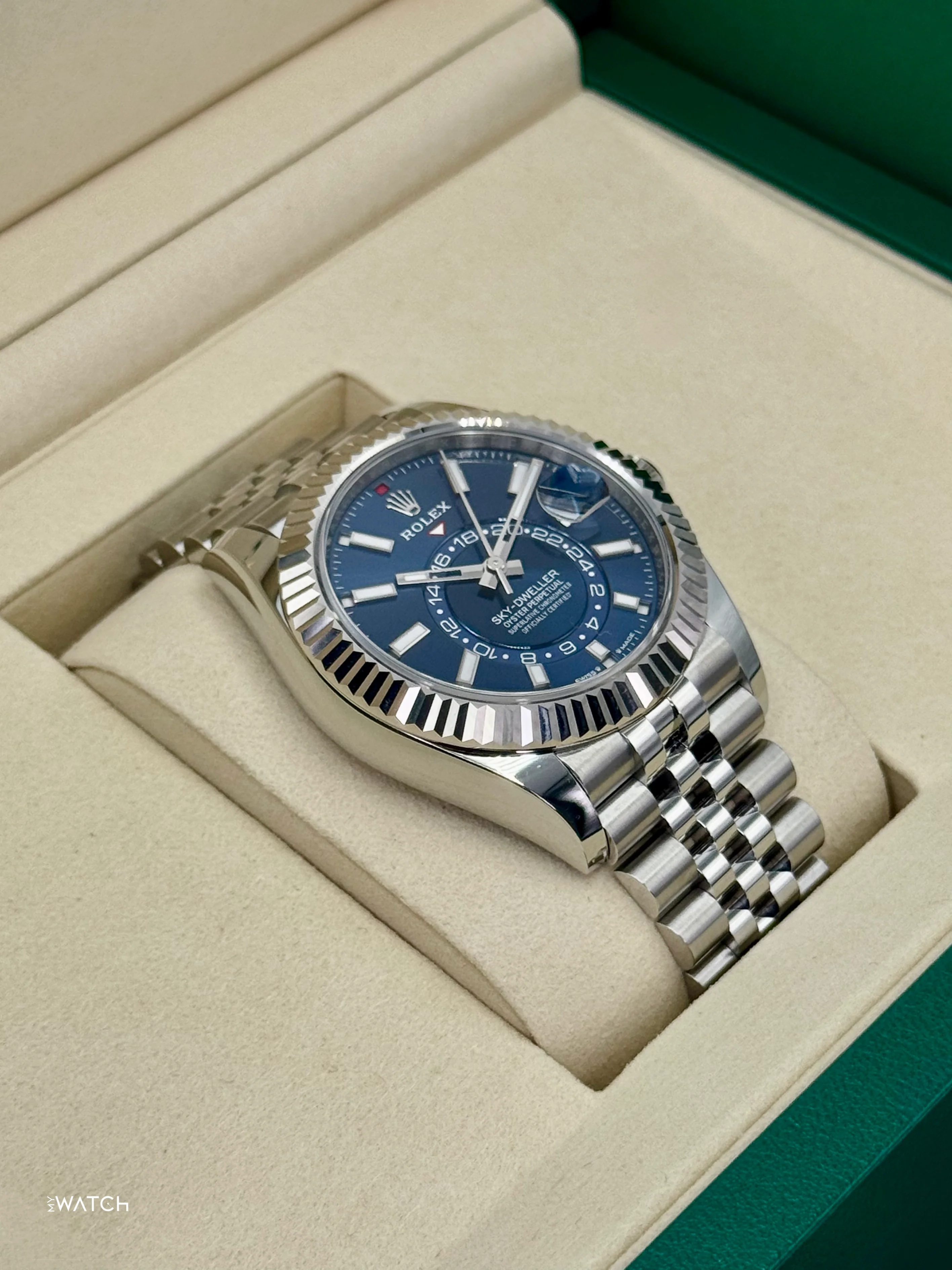 NEW 2025 Rolex Sky-Dweller 42mm 336934 Jubilee Blue Dial - Image 3