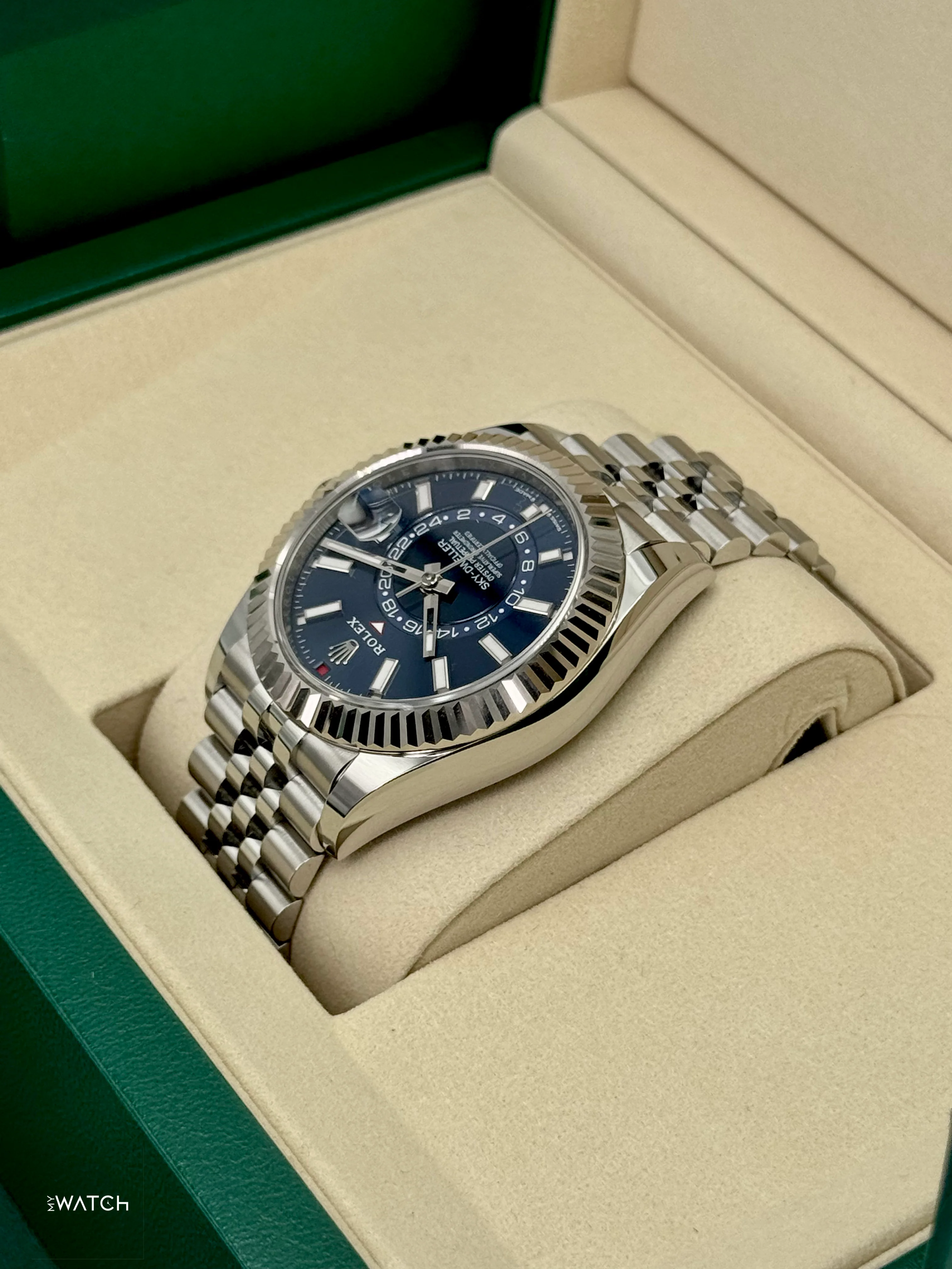 NEW 2025 Rolex Sky-Dweller 42mm 336934 Jubilee Blue Dial - Image 5