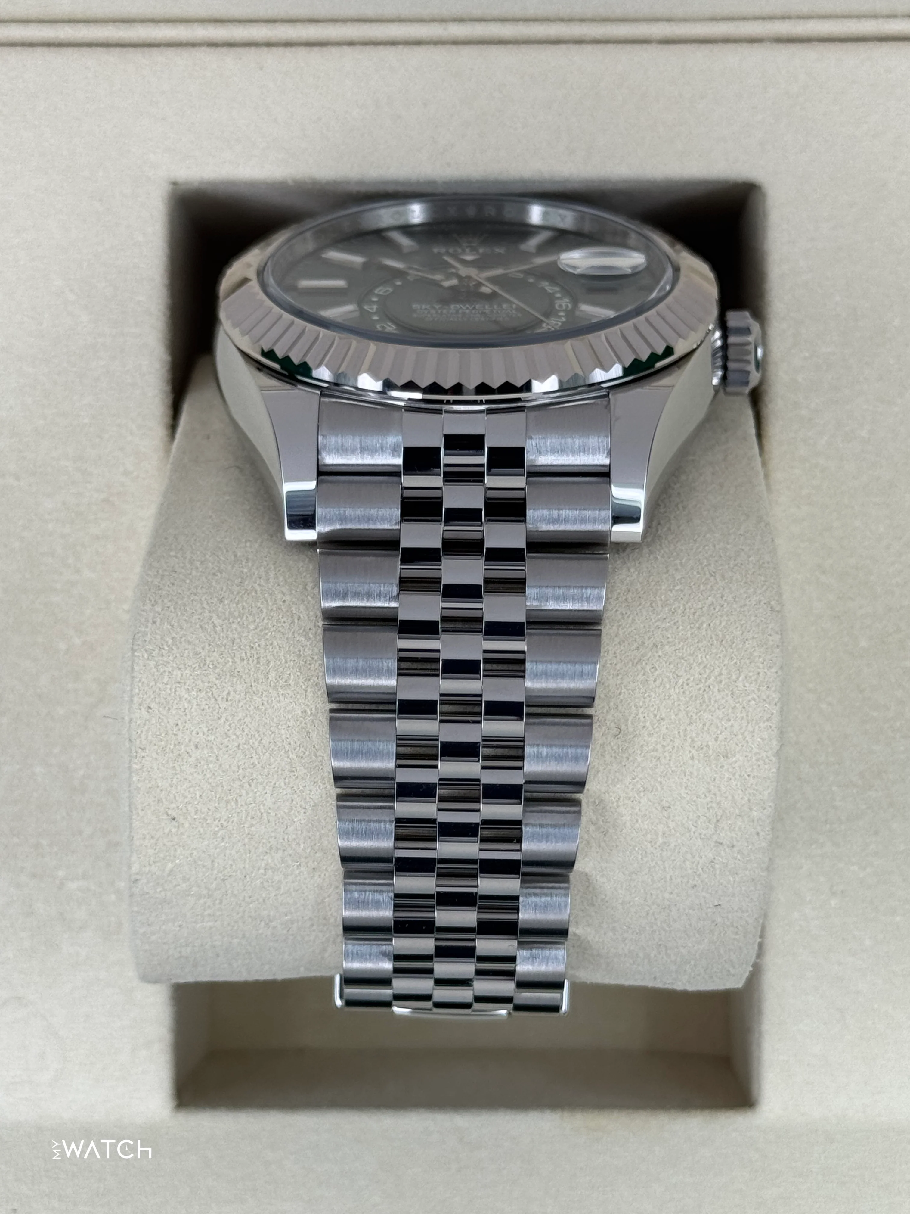 NEW 2025 Rolex Sky-Dweller 42mm 336934 Jubilee Green Dial - Image 3