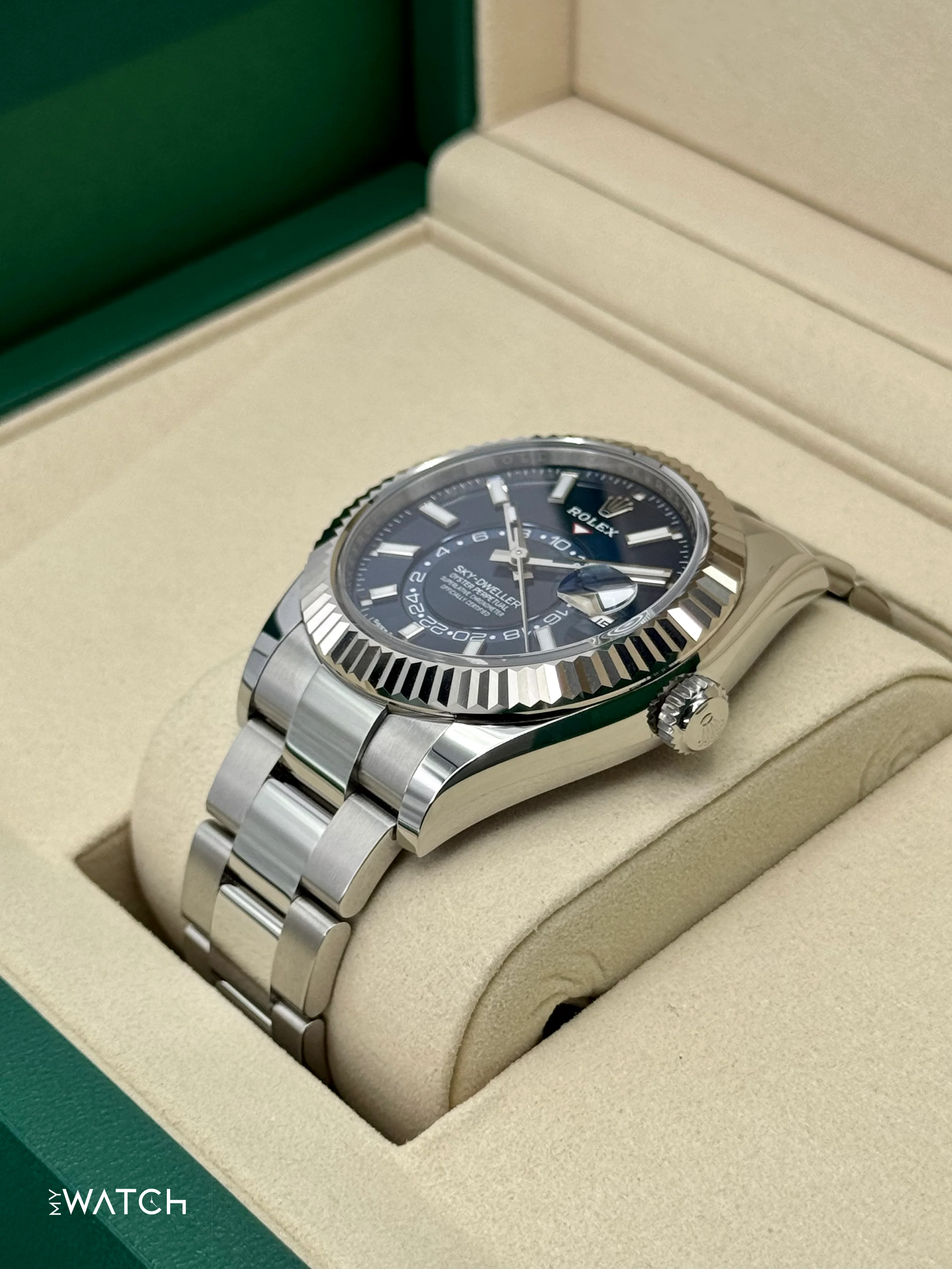 NEW 2025 Rolex Sky-Dweller 42mm 336934 Oyster Blue Dial - Image 5