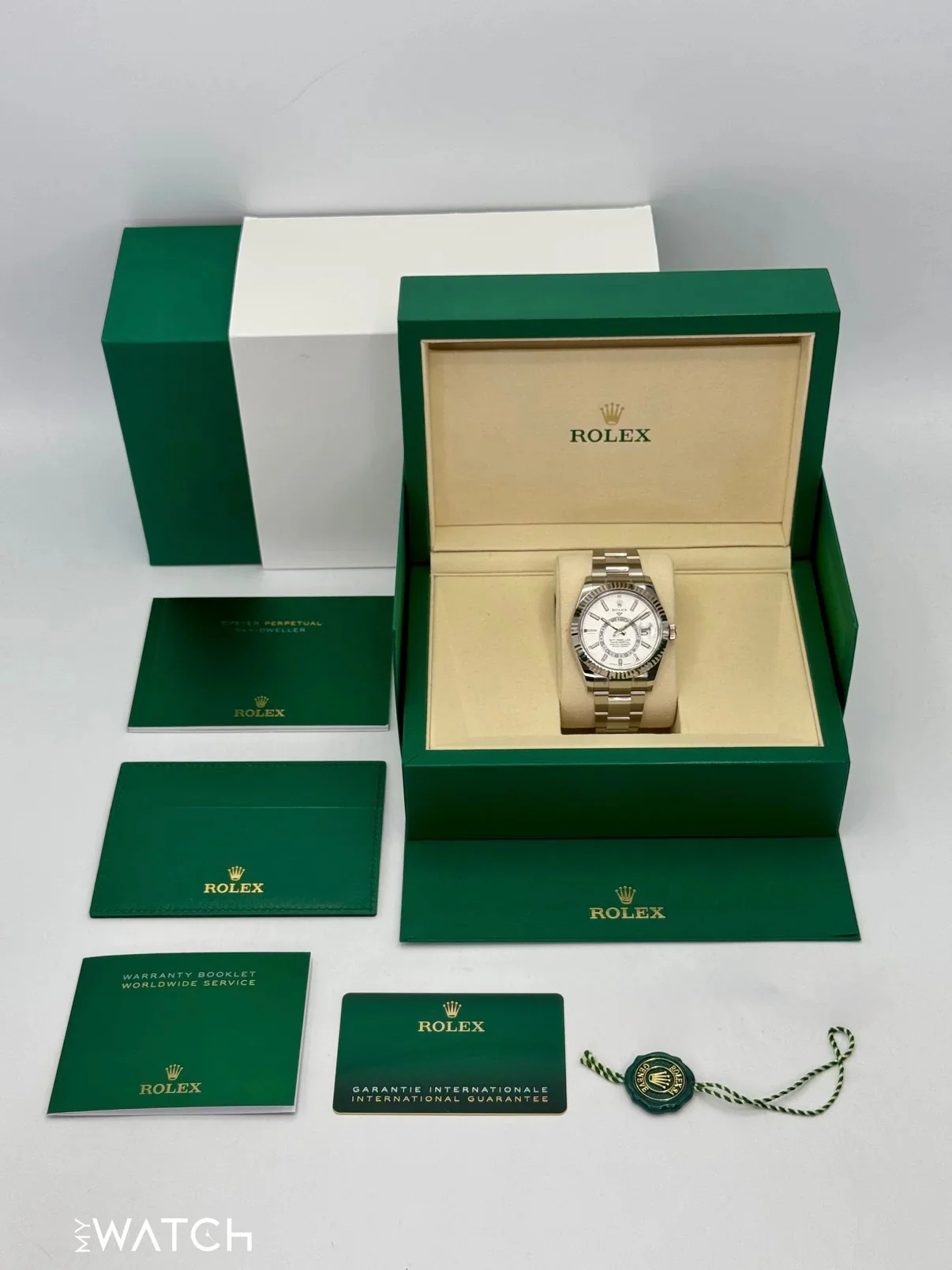 NEW 2025 Rolex Sky-Dweller 42mm 336934 Stainless Steel Oyster White Dial - Image 9