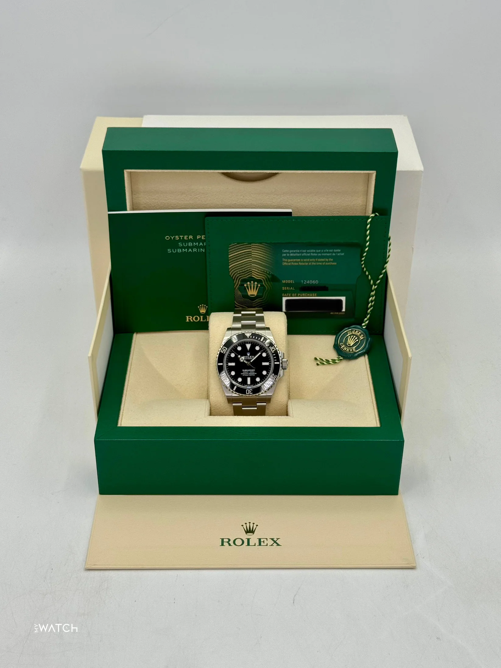 2025 Rolex Submariner 41mm 124060 Stainless Steel Black Dial - Image 9