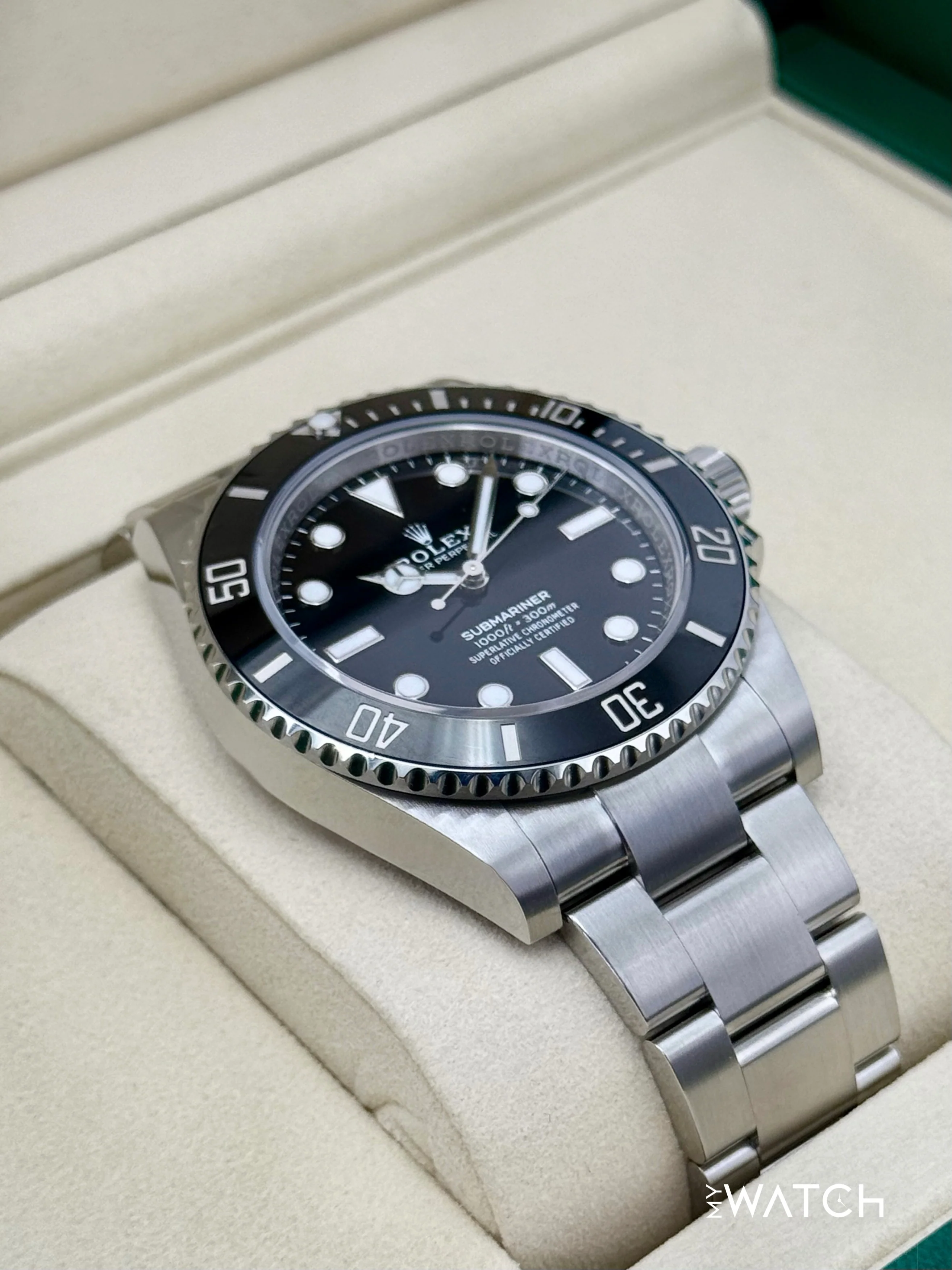 NEW 2025 Rolex Submariner 41mm 124060 Stainless Steel Black Dial (STICKERED) - Image 6
