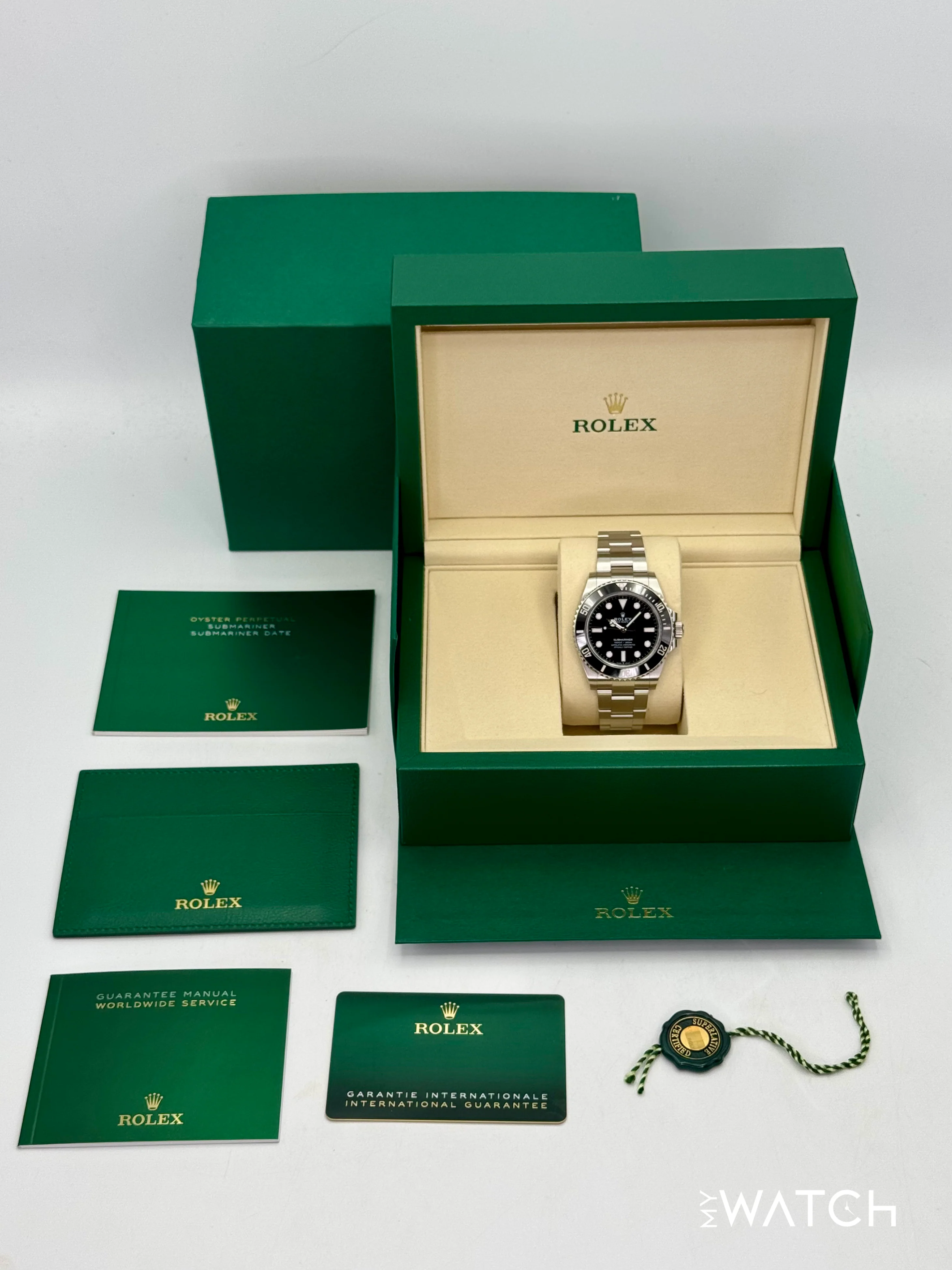NEW 2025 Rolex Submariner 41mm 124060 Stainless Steel Black Dial - Image 10