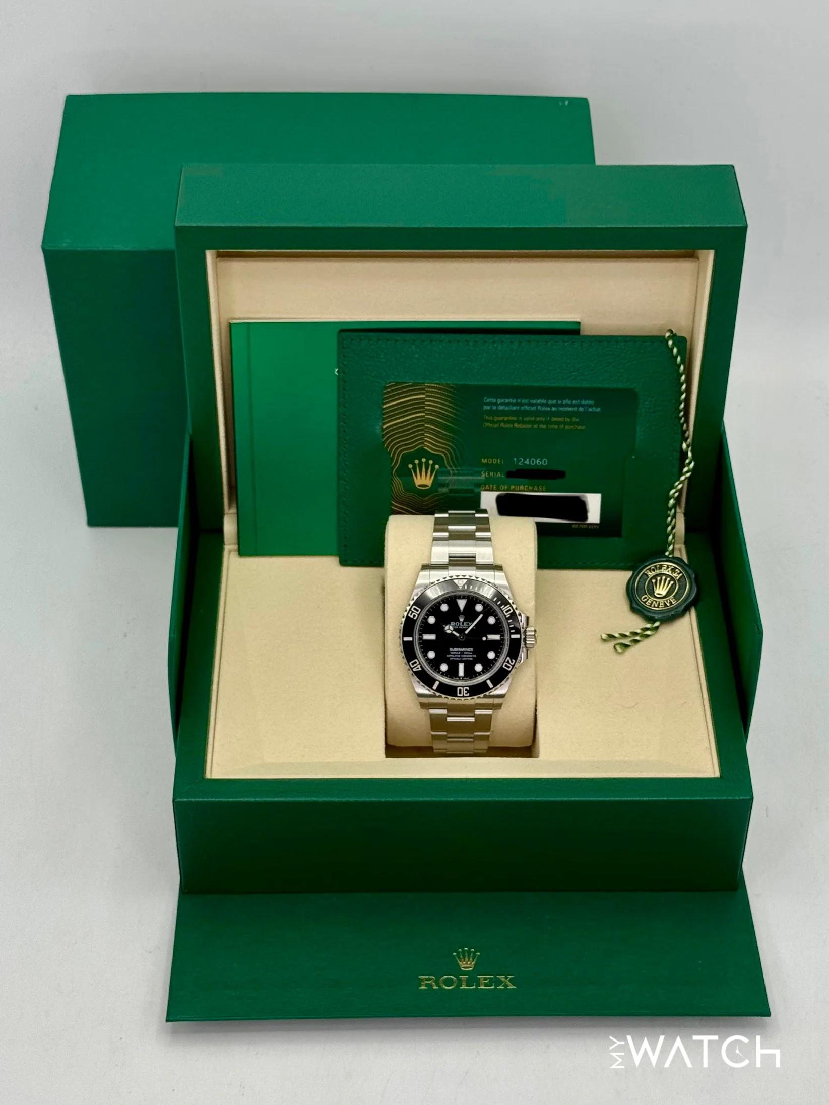 NEW 2025 Rolex Submariner 41mm 124060 Stainless Steel Black Dial - Image 9