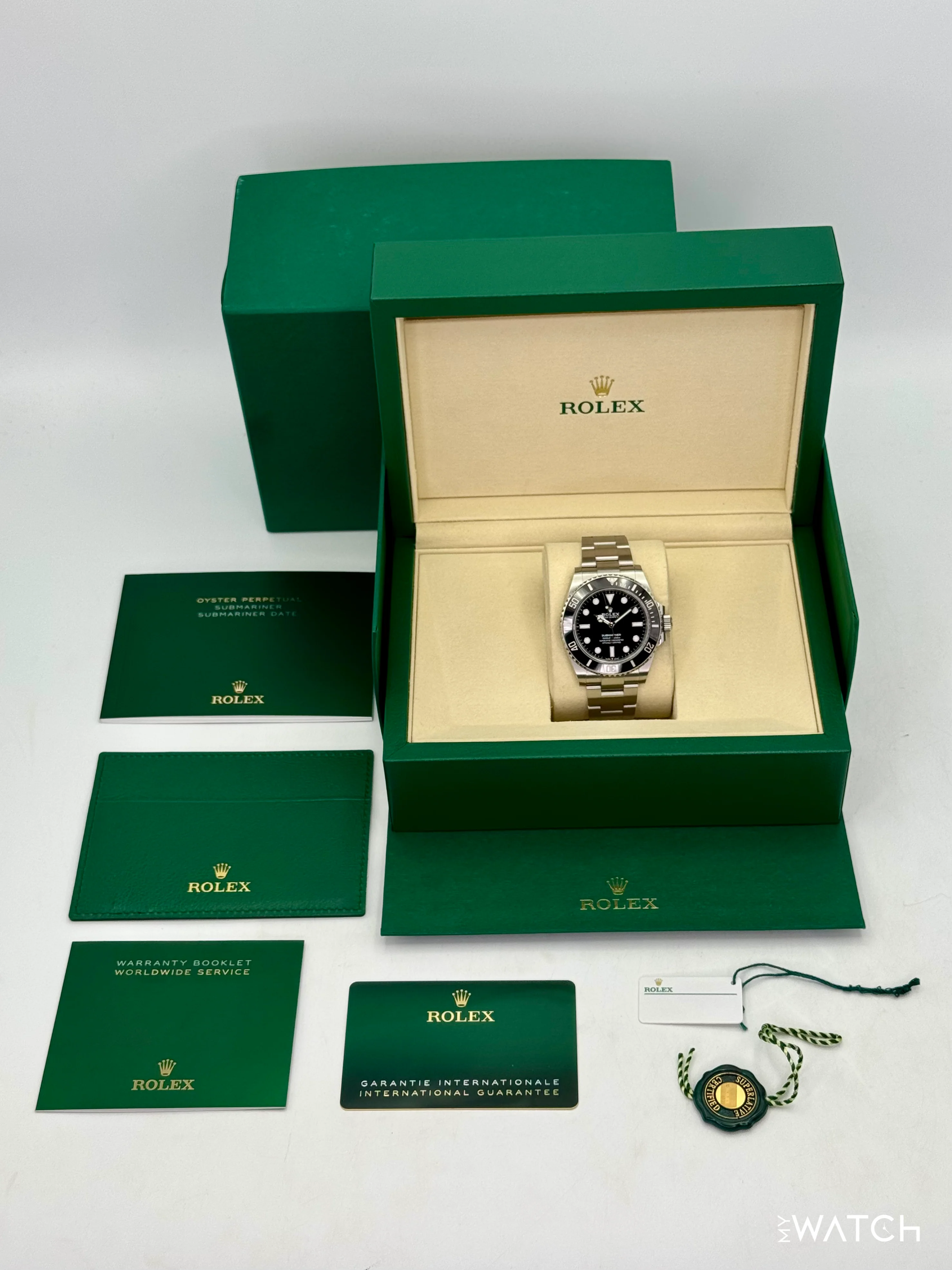 NEW 2025 Rolex Submariner 41mm 124060 Stainless Steel Black Dial - Image 10