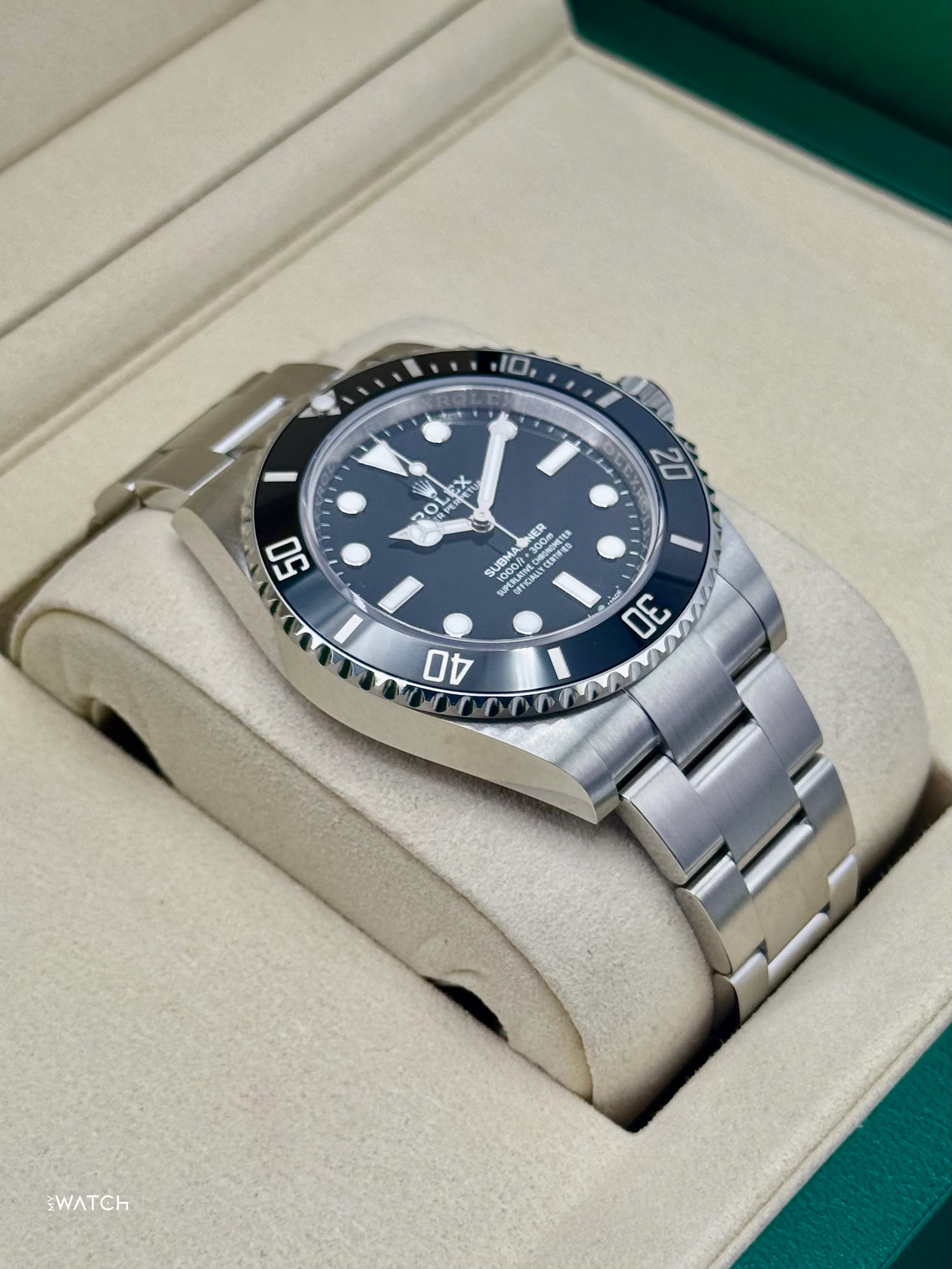 NEW 2025 Rolex Submariner 41mm 124060 Stainless Steel Black Dial (STICKERED) - Image 6