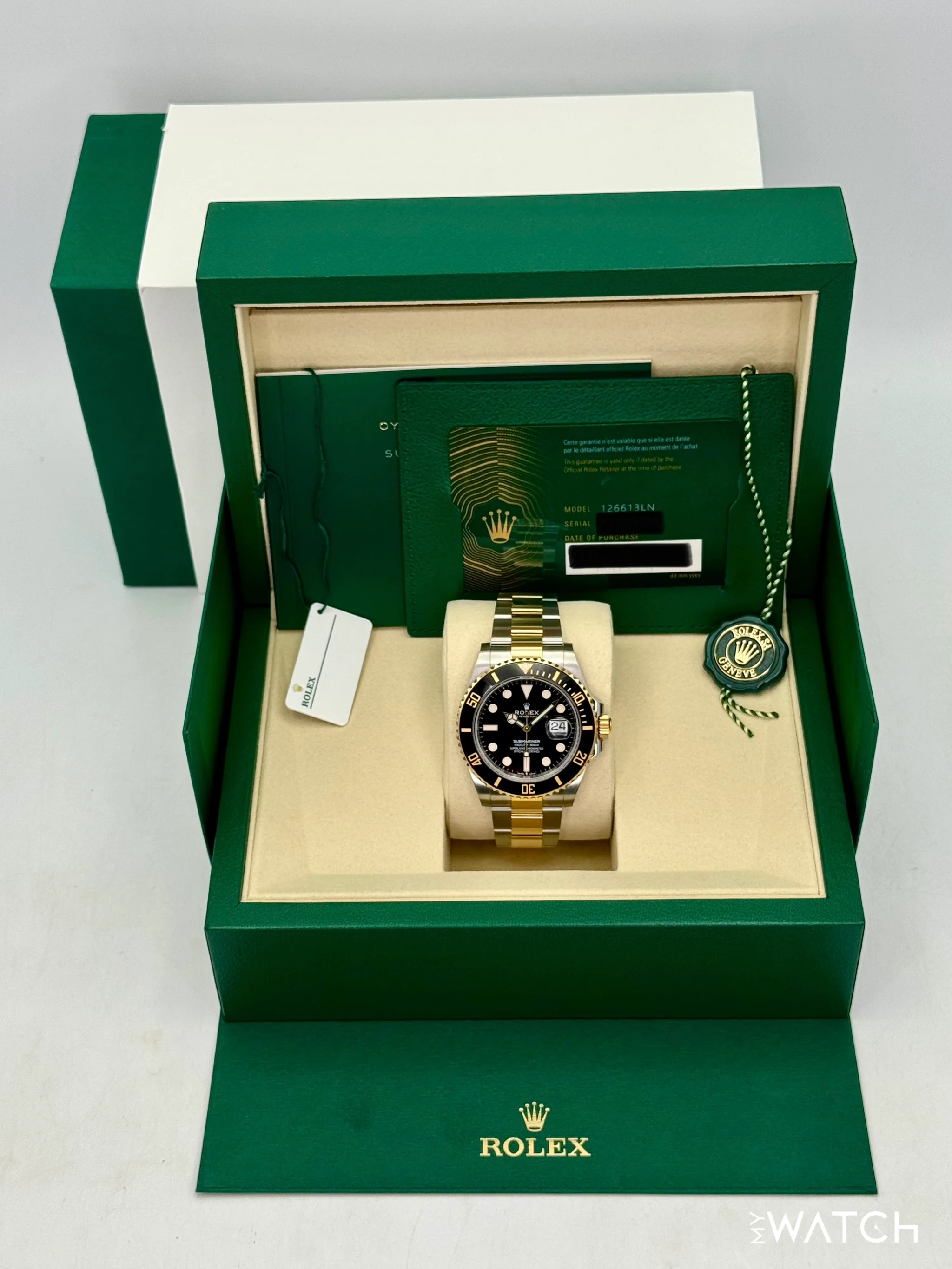 NEW 2025 Rolex Submariner 41mm 126613LN Two-Tone Black Dial - Image 9