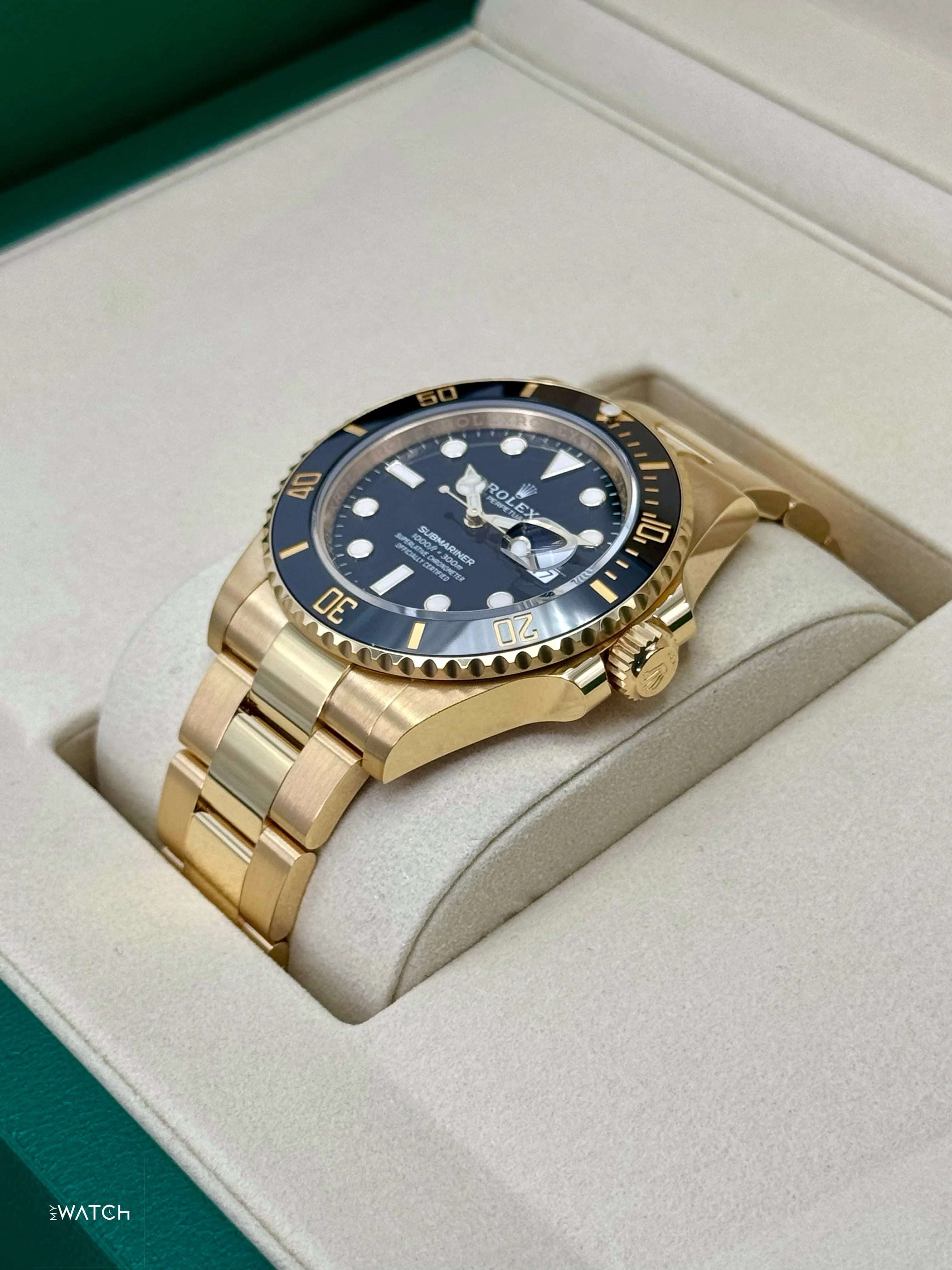 NEW 2025 Rolex Submariner 41mm 126618LN Yellow Gold Black Dial - Image 5