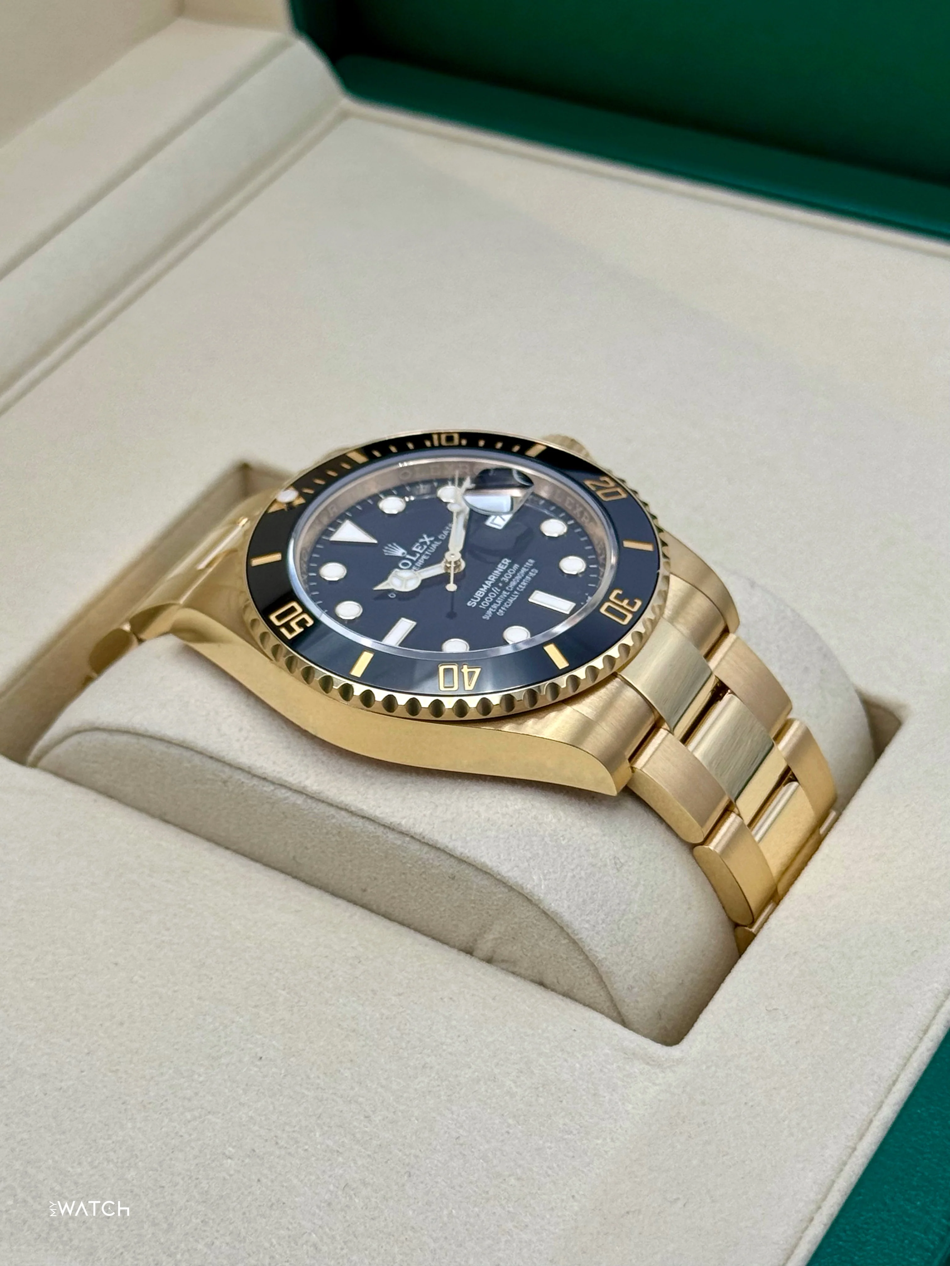 NEW 2025 Rolex Submariner 41mm 126618LN Yellow Gold Black Dial - Image 6