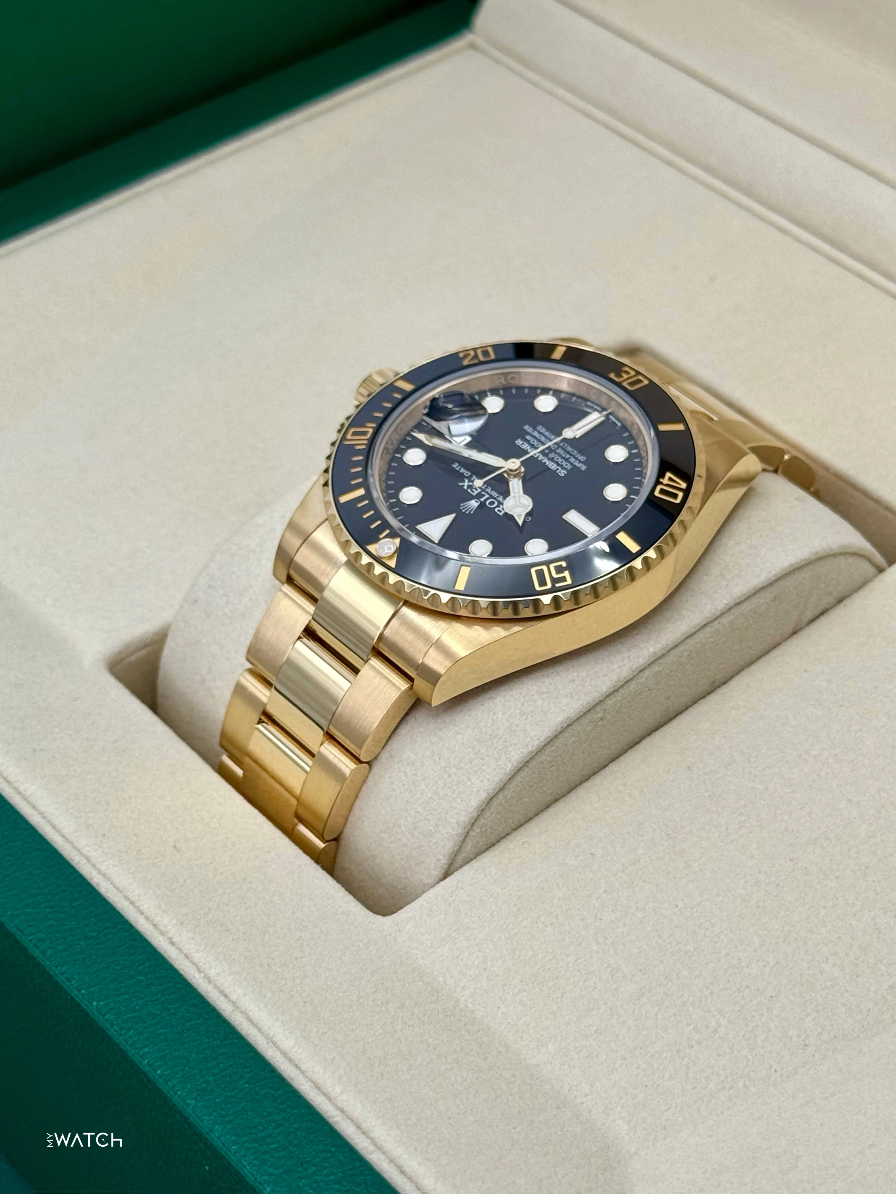 NEW 2025 Rolex Submariner 41mm 126618LN Yellow Gold Black Dial - Image 7