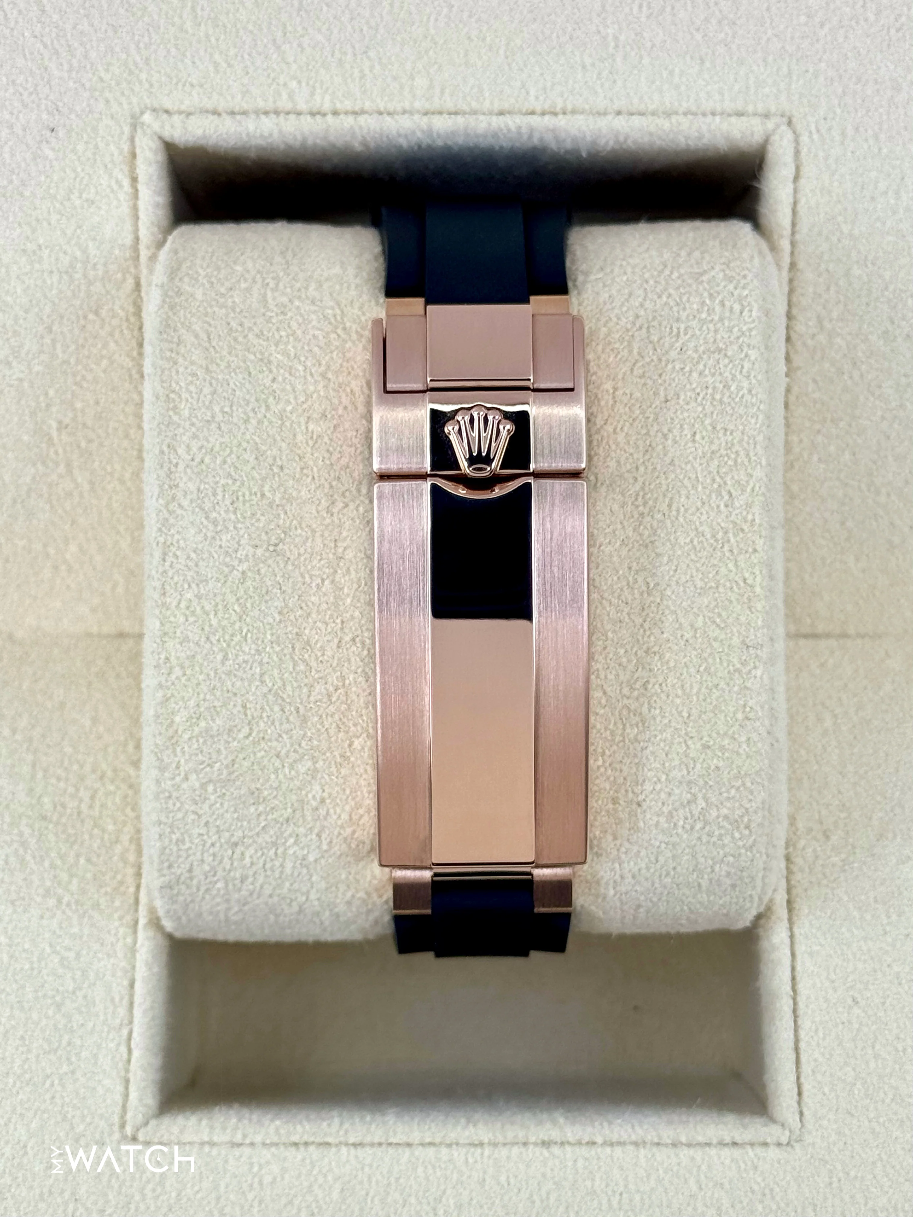 NEW 2025 Rolex Yacht-Master 37mm 268655 Rose Gold Black Dial - Image 2