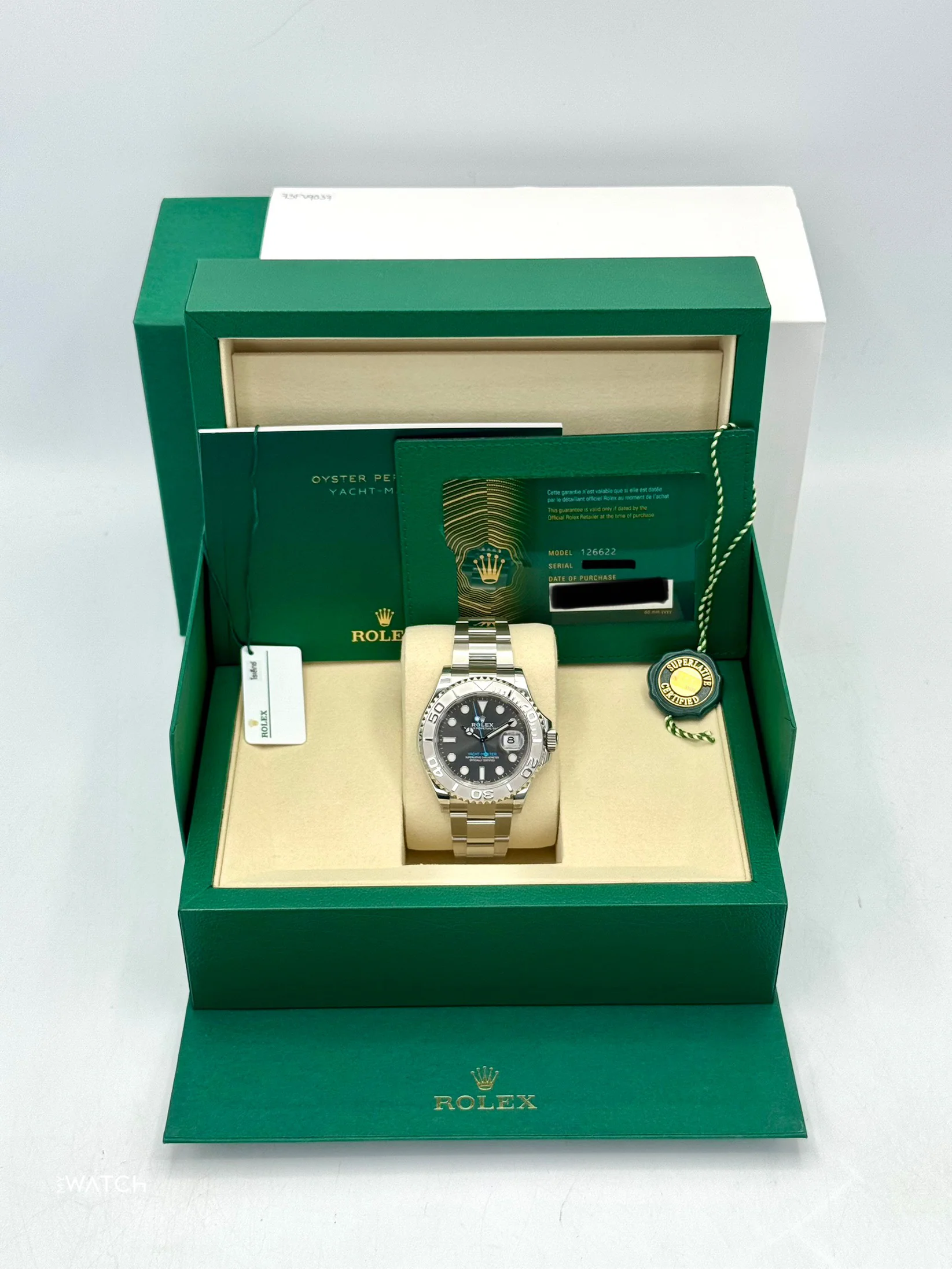 NEW 2025 Rolex Yacht-Master 40mm 126622 Stainless Steel Rhodium Dial (STICKERED) - Image 9