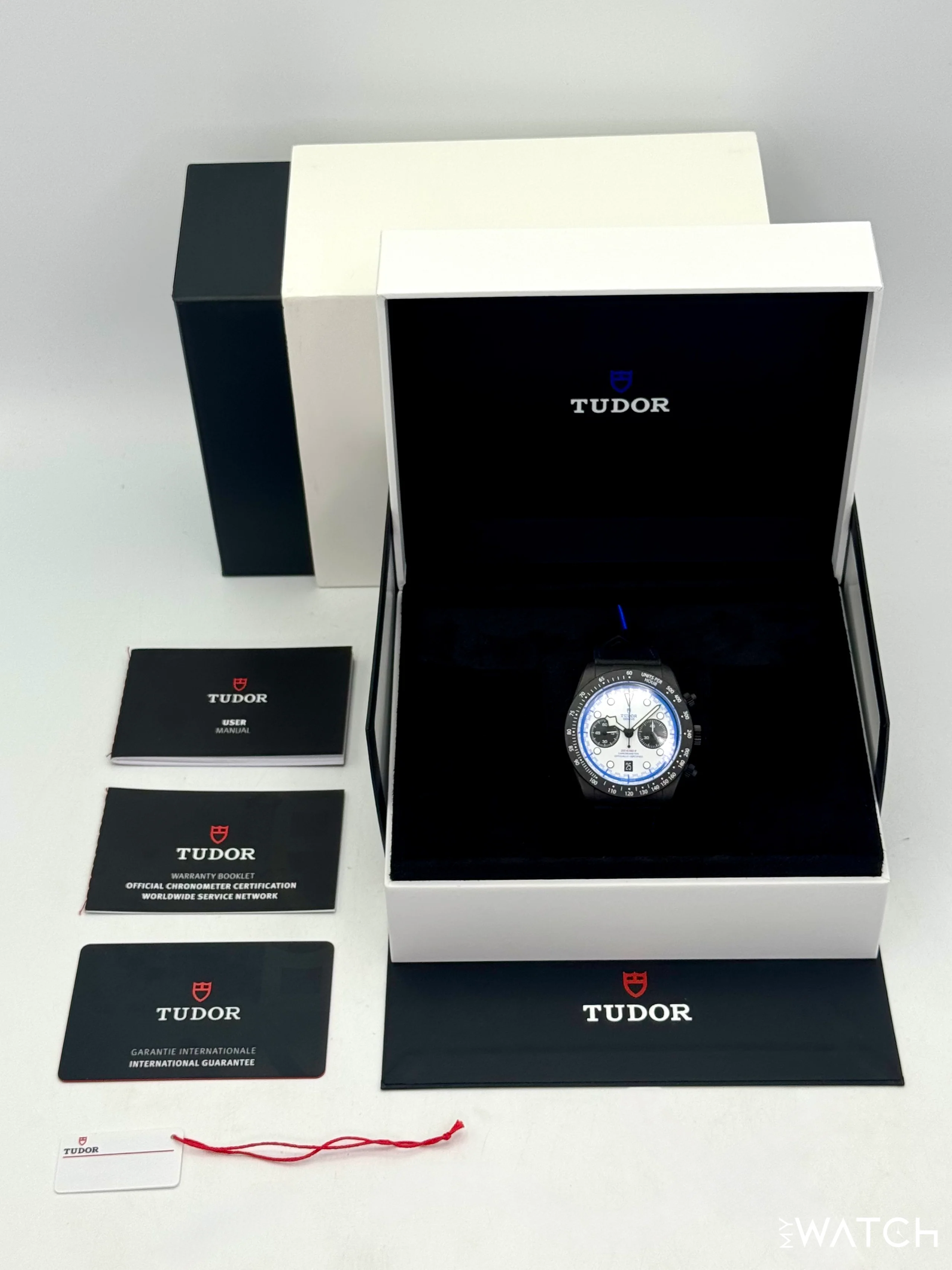 NEW 2025 Tudor Black Bay 25 42mm 79377KN Black Carbon White Dial - Image 10