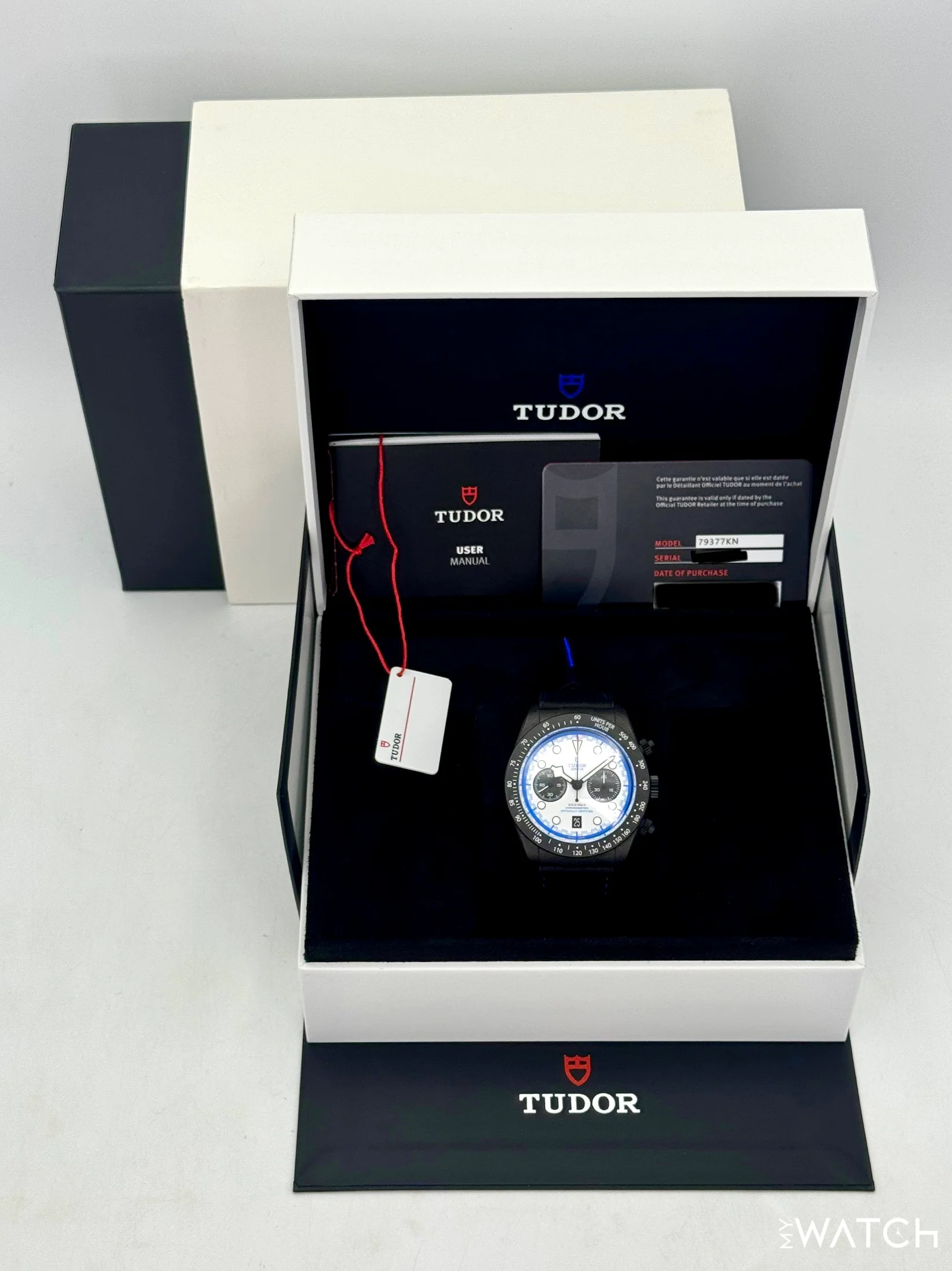 NEW 2025 Tudor Black Bay 25 42mm 79377KN Black Carbon White Dial - Image 9