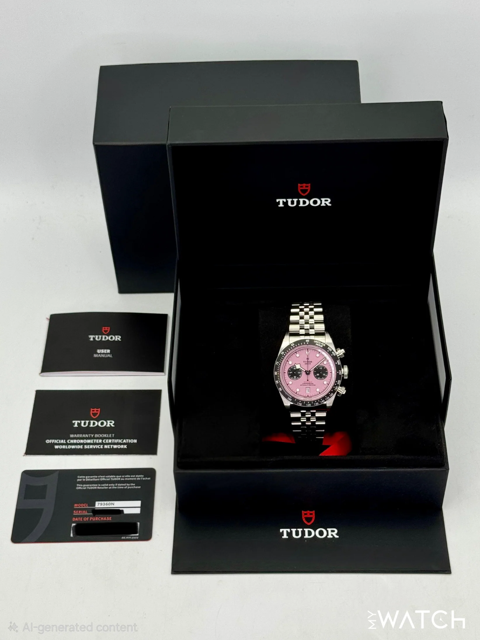 NEW 2025 Tudor Black Bay Chrono 41mm 79360N Pink Dial - Image 10