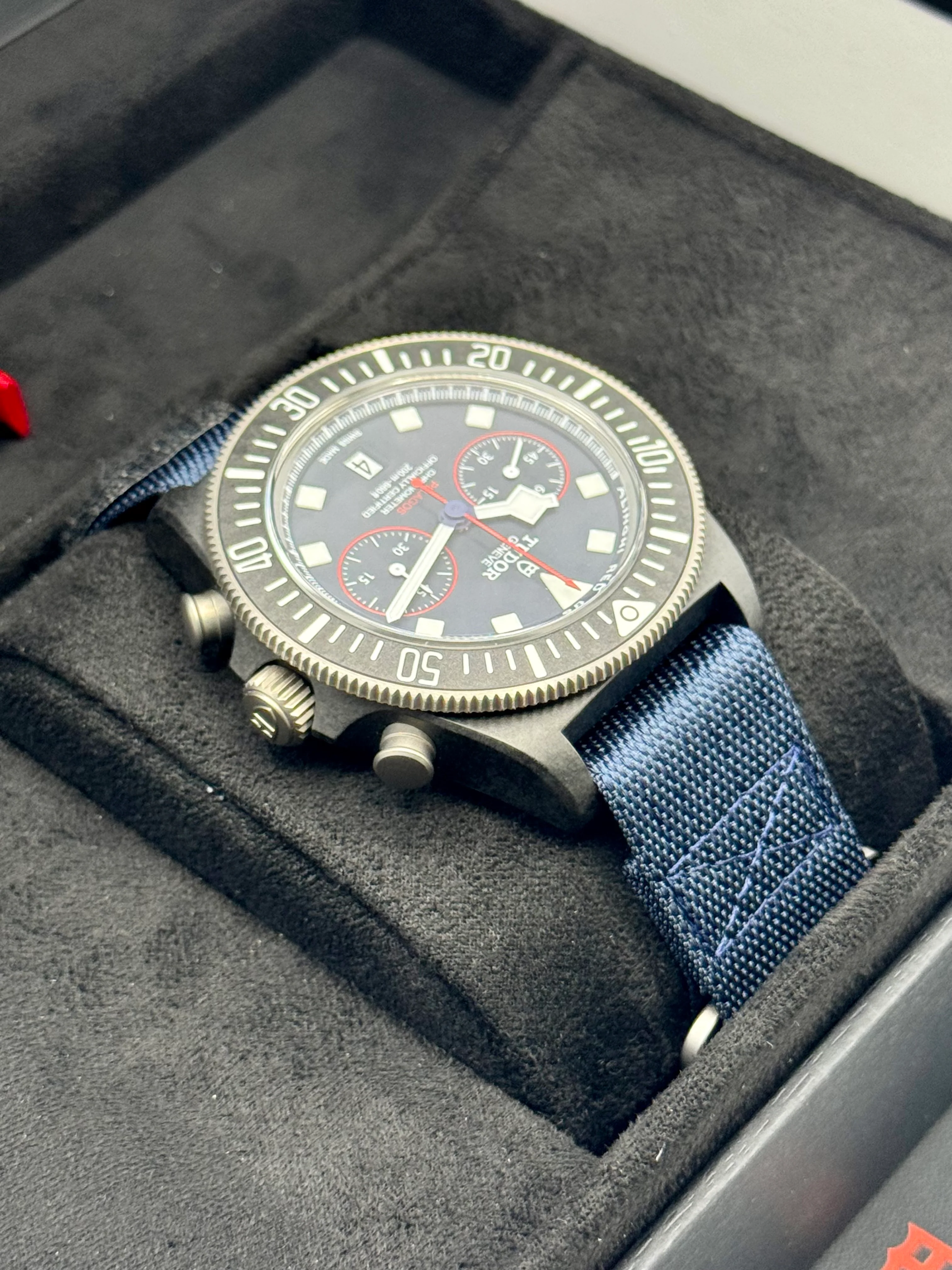 NEW 2025 Tudor Pelagos Fxd Chrono 25807KN 43mm Titanium Blue Dial - Image 5