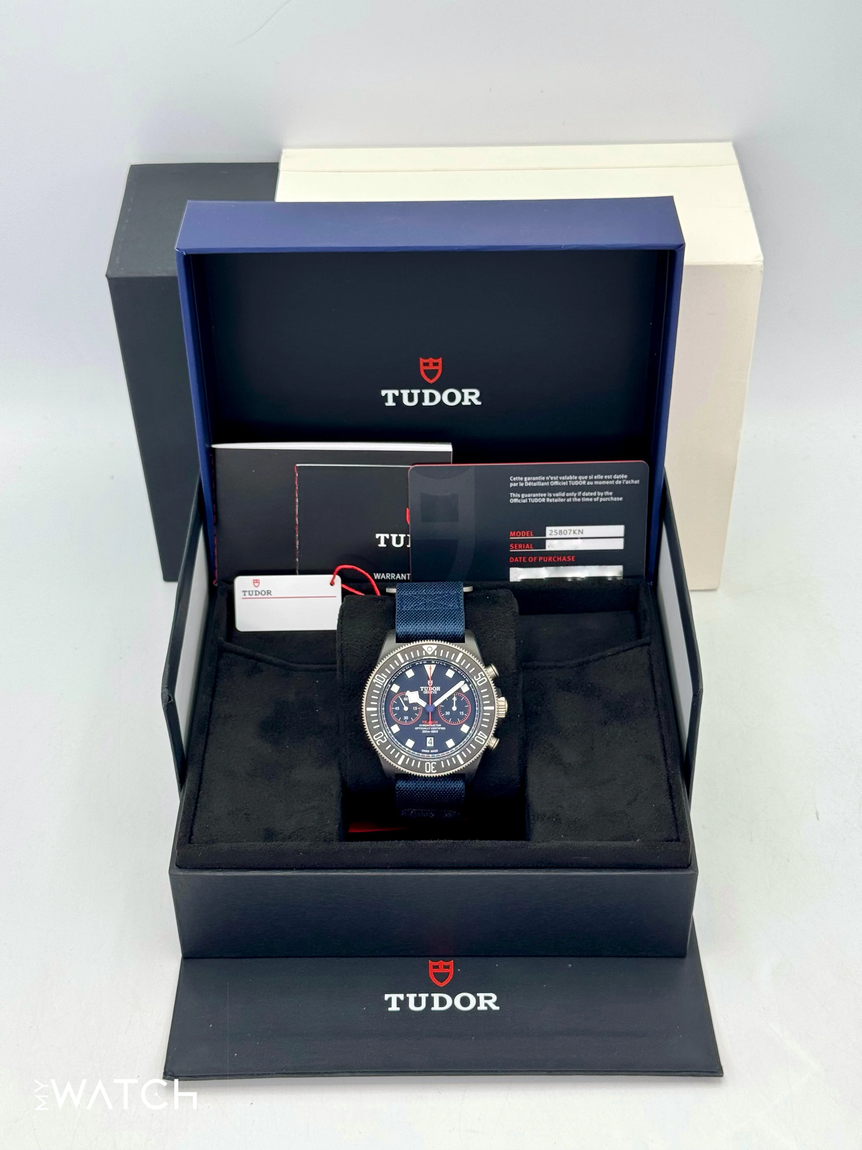 NEW 2025 Tudor Pelagos Fxd Chrono 25807KN 43mm Titanium Blue Dial - Image 8