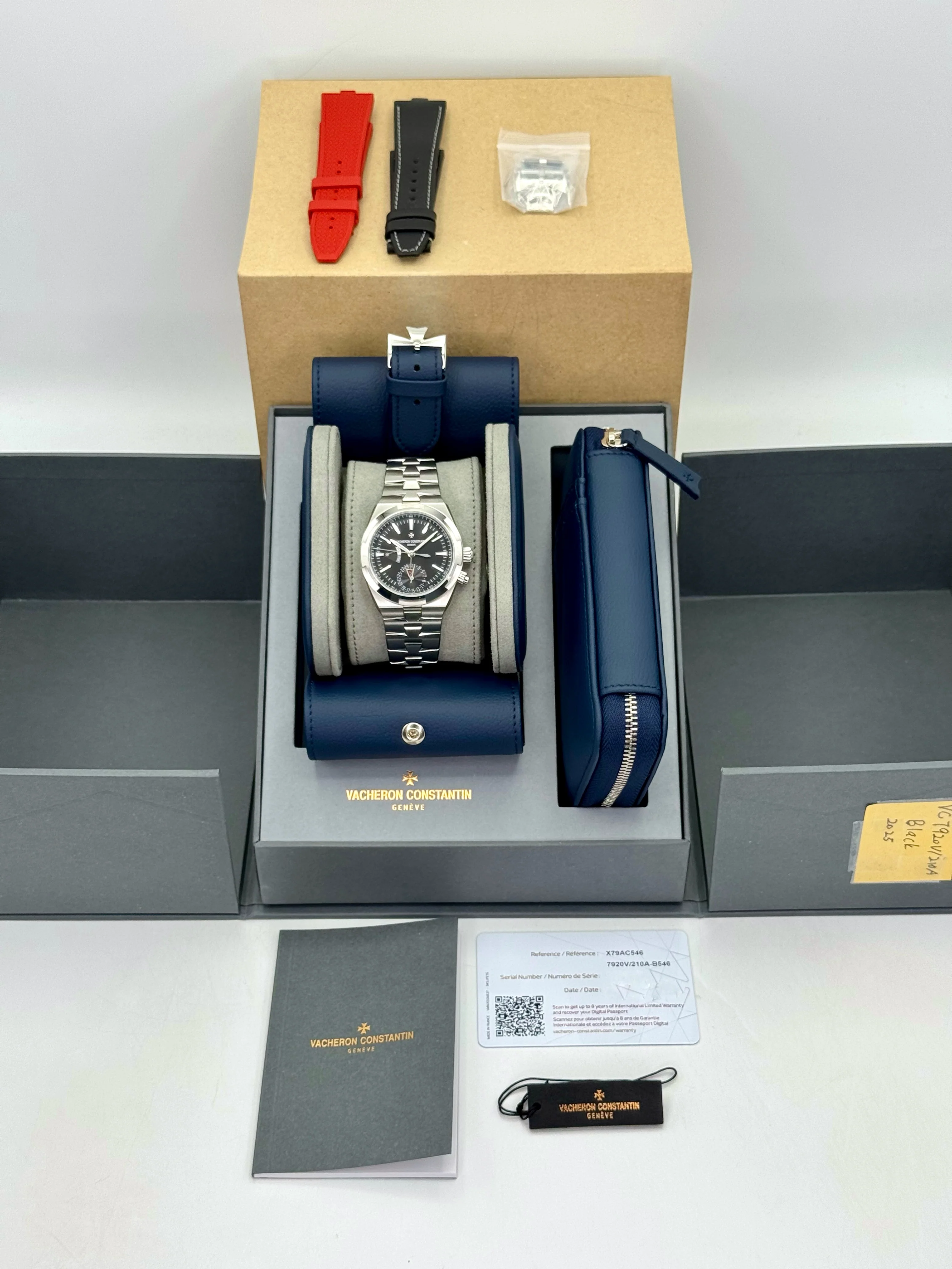 NEW 2025 Vacheron Constantin Overseas 41mm 7920V Dual Time Black Dial - Image 10