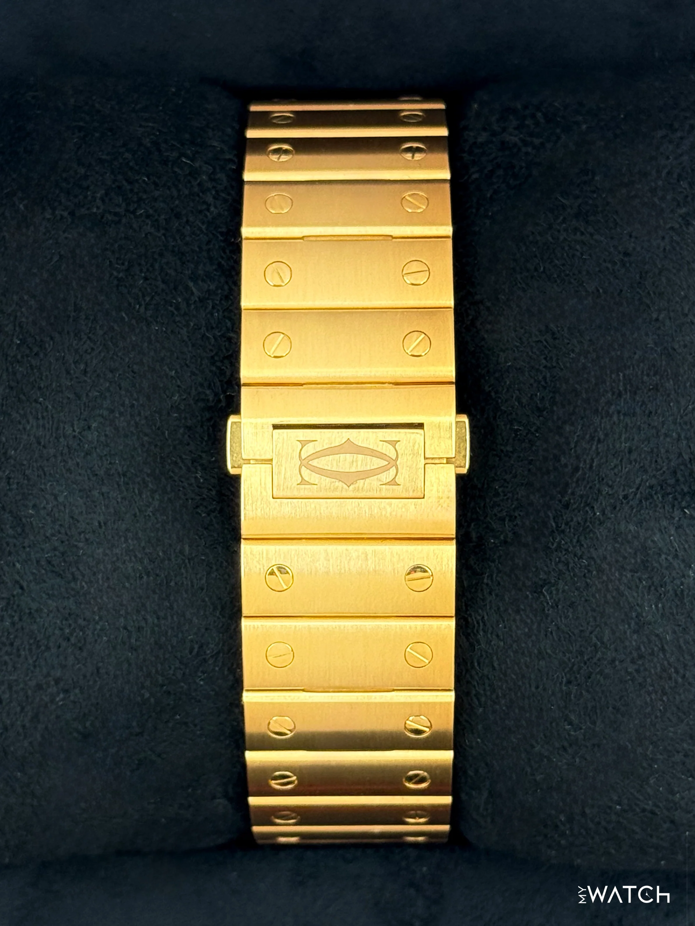 NEW 2026 Cartier Santos De Cartier 39.8mm WGSA0029 Yellow Gold White Dial - Image 2