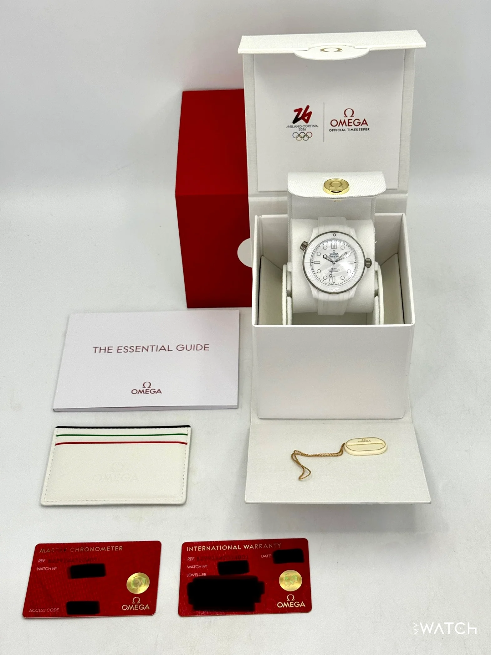 NEW 2026 Omega Seamaster Diver 300M 43.5mm 522.92.44.20.04.001 White - Image 11
