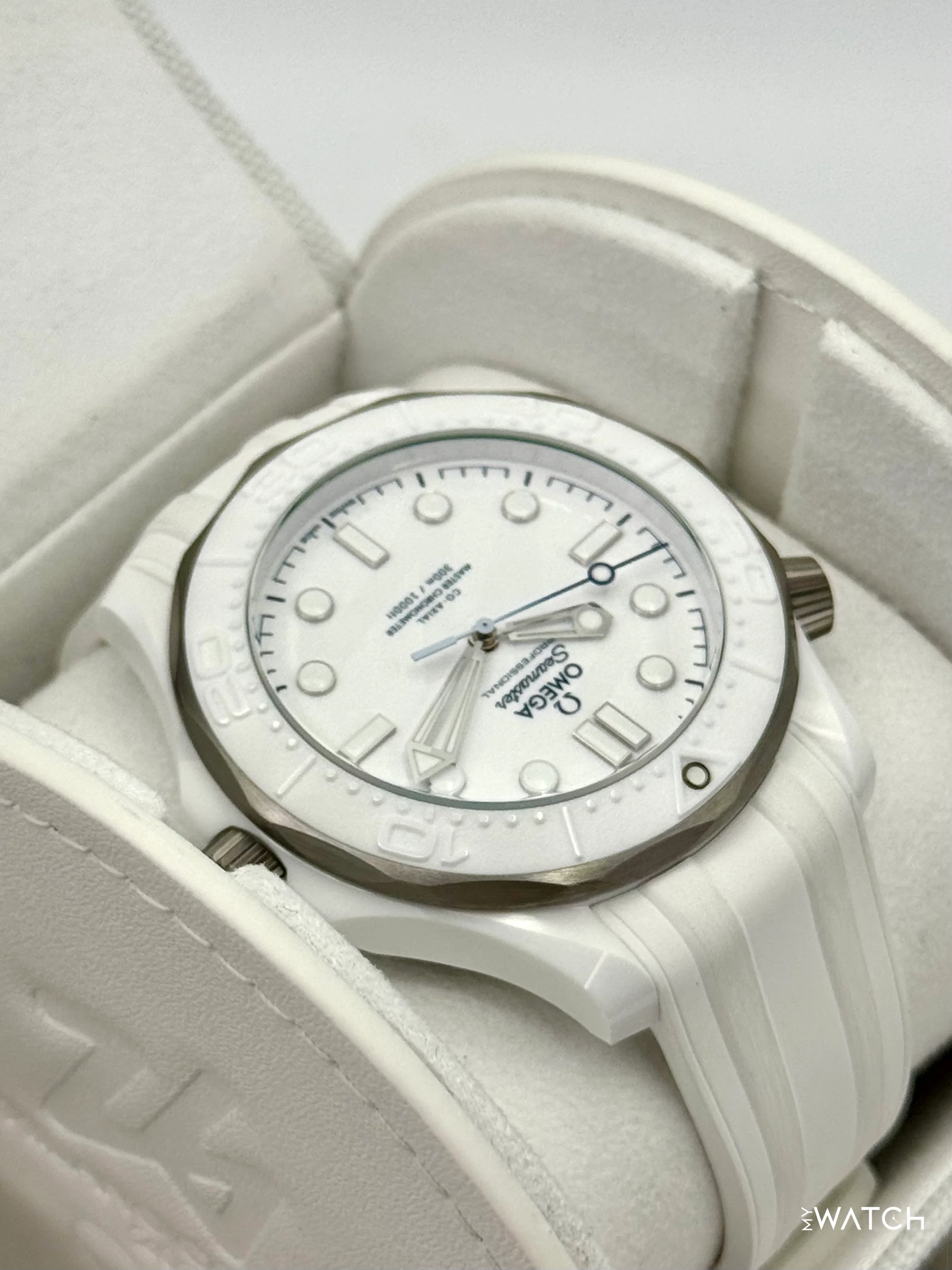 NEW 2026 Omega Seamaster Diver 300M 43.5mm 522.92.44.20.04.001 White - Image 8