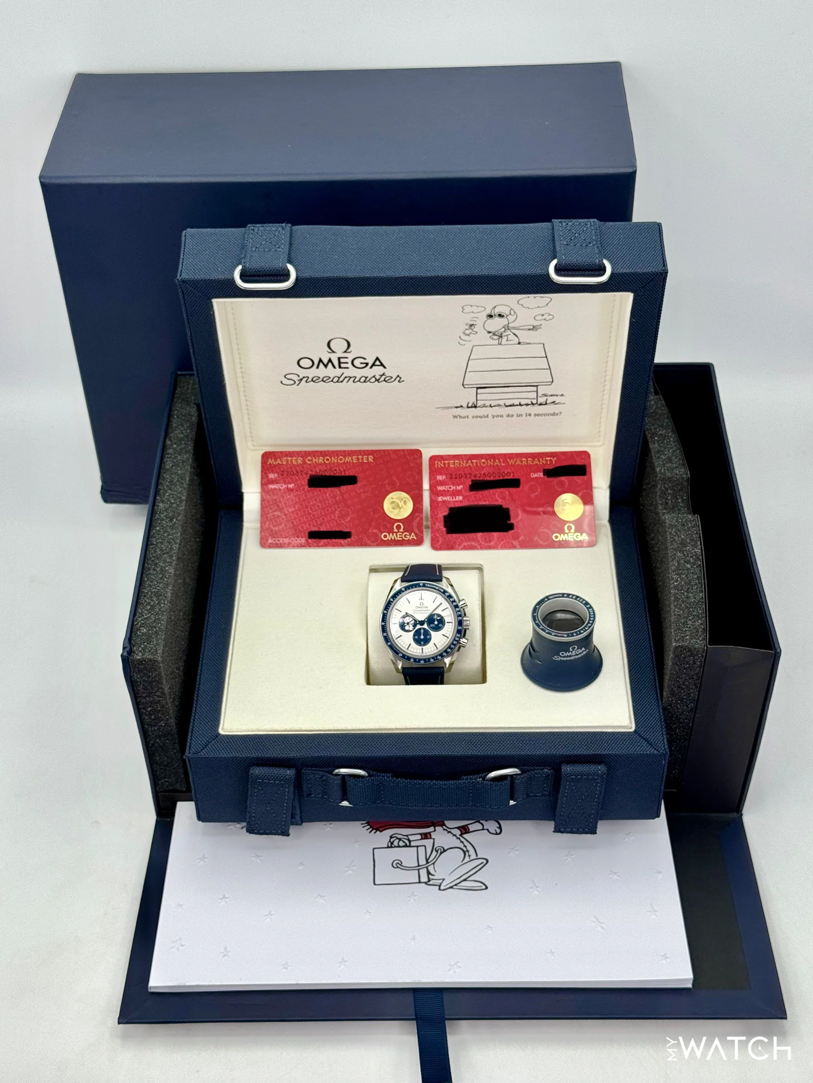 NEW 2026 Omega Speedmaster Silver Snoopy Award 310.32.42.50.02.001 - Image 12