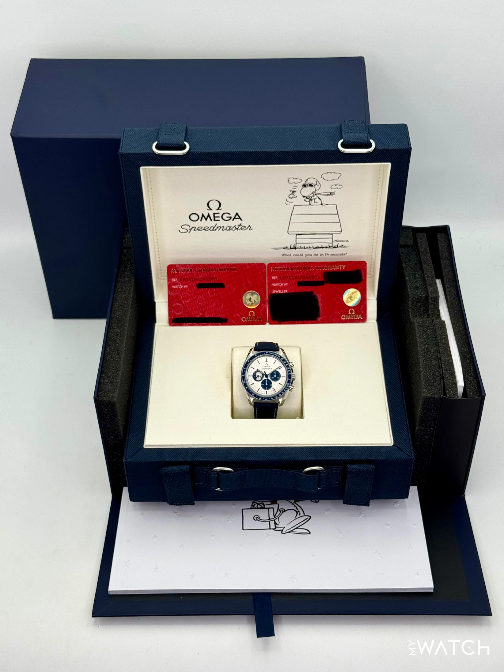 NEW 2026 Omega Speedmaster Silver Snoopy Award 310.32.42.50.02.001 - Image 11