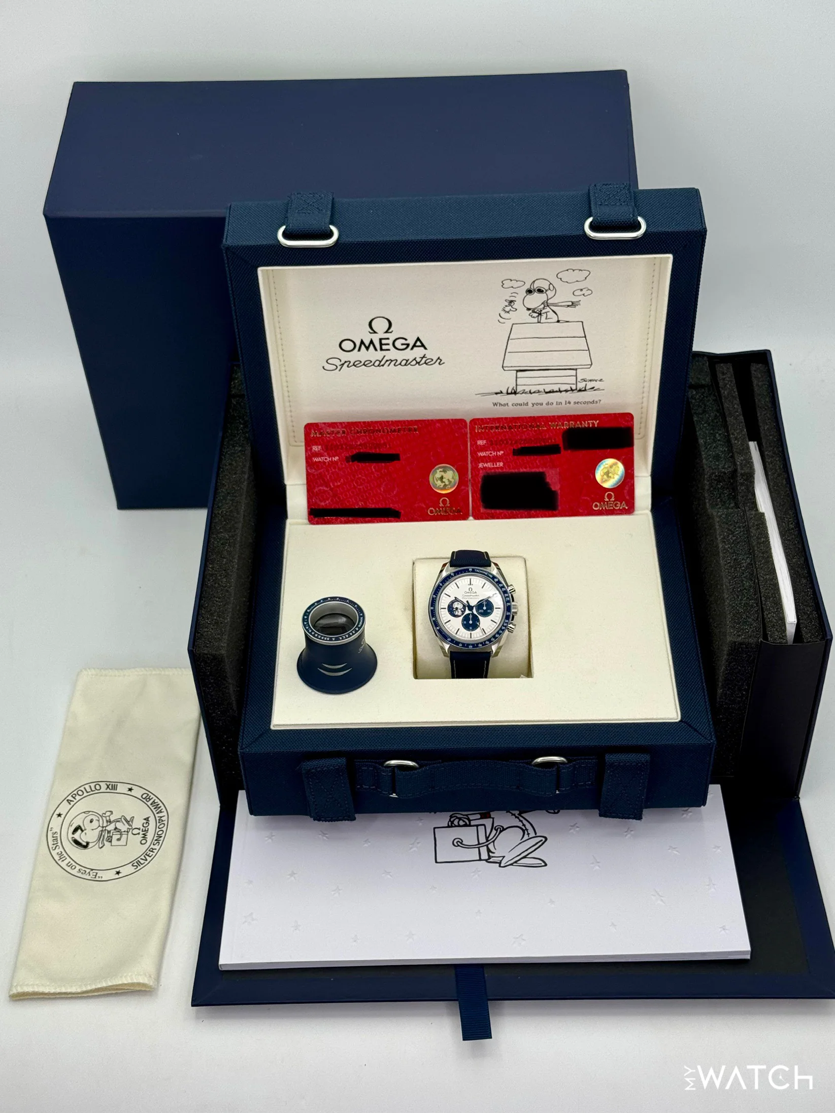 NEW 2026 Omega Speedmaster Silver Snoopy Award 310.32.42.50.02.001 - Image 12