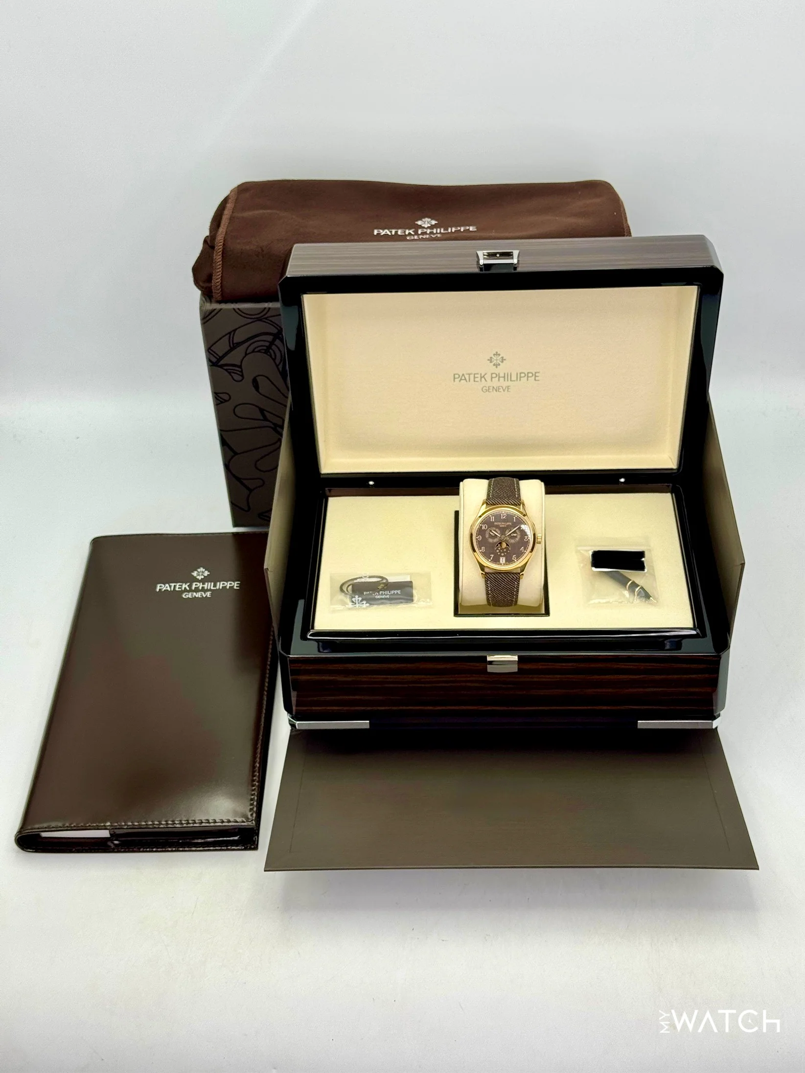 NEW 2026 Patek Philippe Annual Calendar 39mm 4946R Rose Gold Brown Dial - Image 11