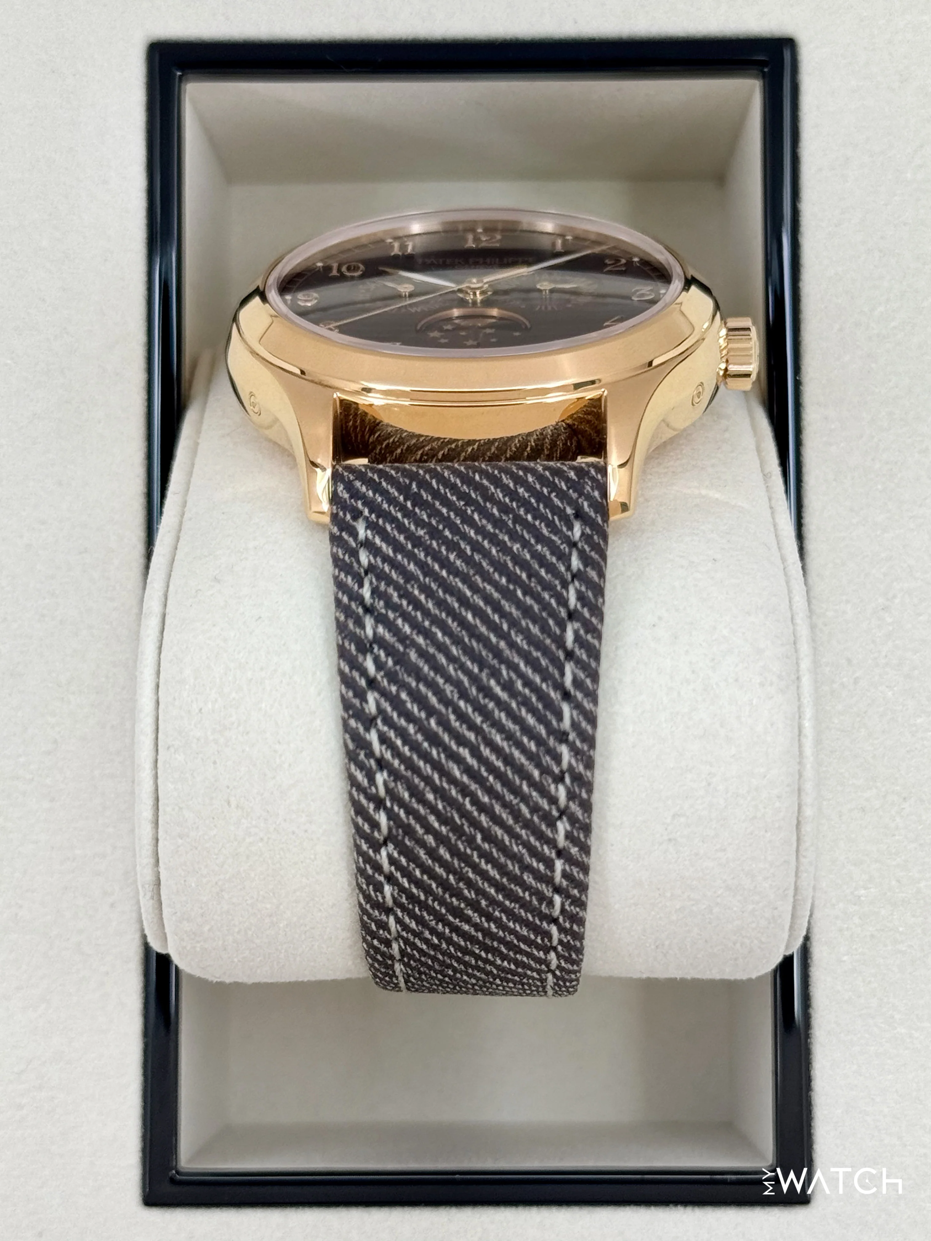 NEW 2026 Patek Philippe Annual Calendar 39mm 4946R Rose Gold Brown Dial - Image 3