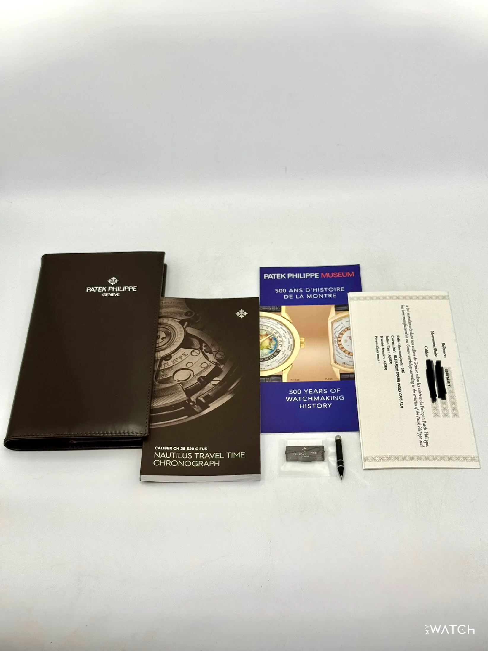 NEW 2026 Patek Philippe Nautilus Travel Time Chrono 40.5mm 5990 Blue-Noir Dial - Image 10