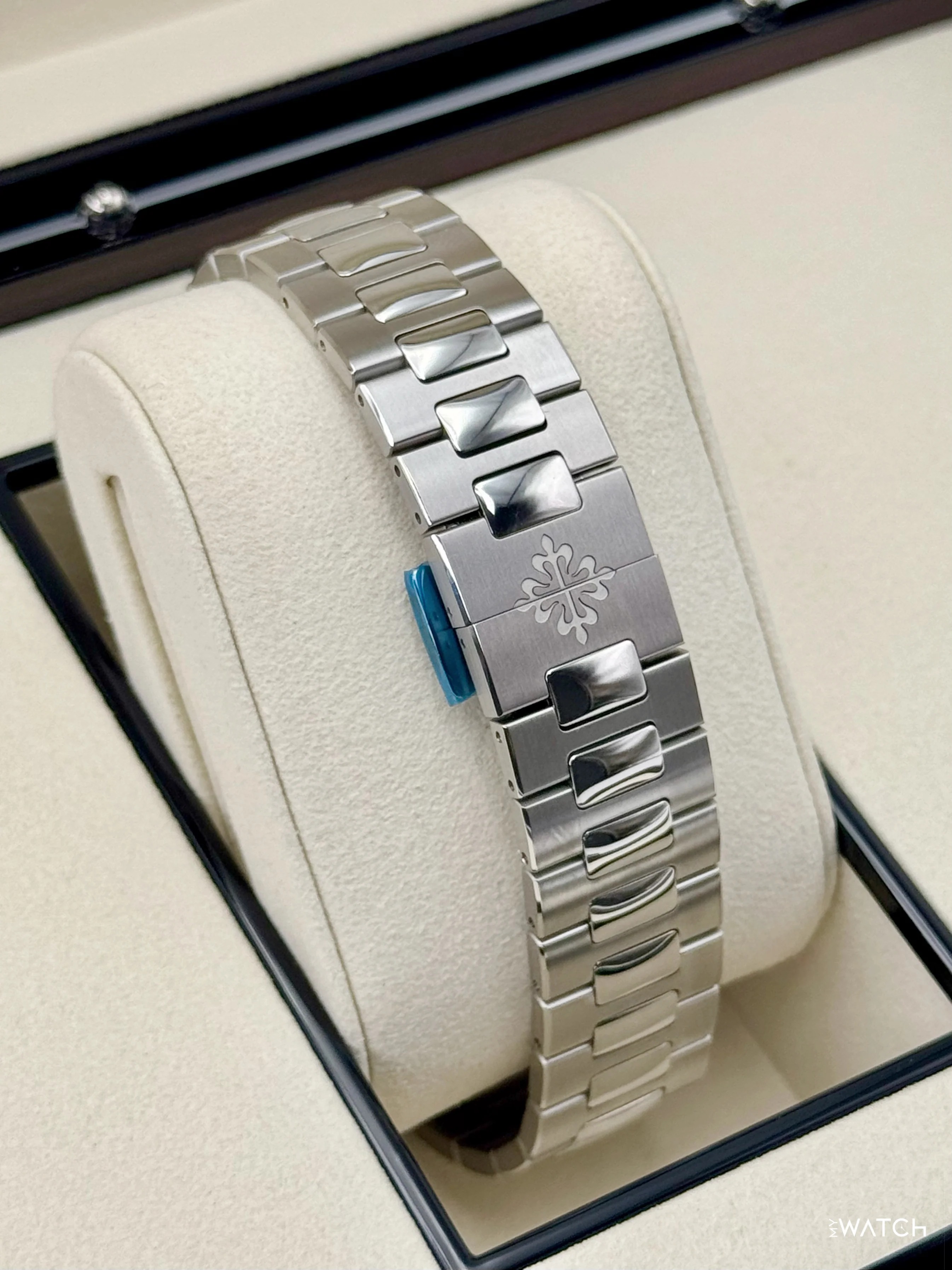 NEW 2026 Patek Philippe Nautilus Travel Time Chrono 40.5mm 5990 Blue-Noir Dial - Image 2