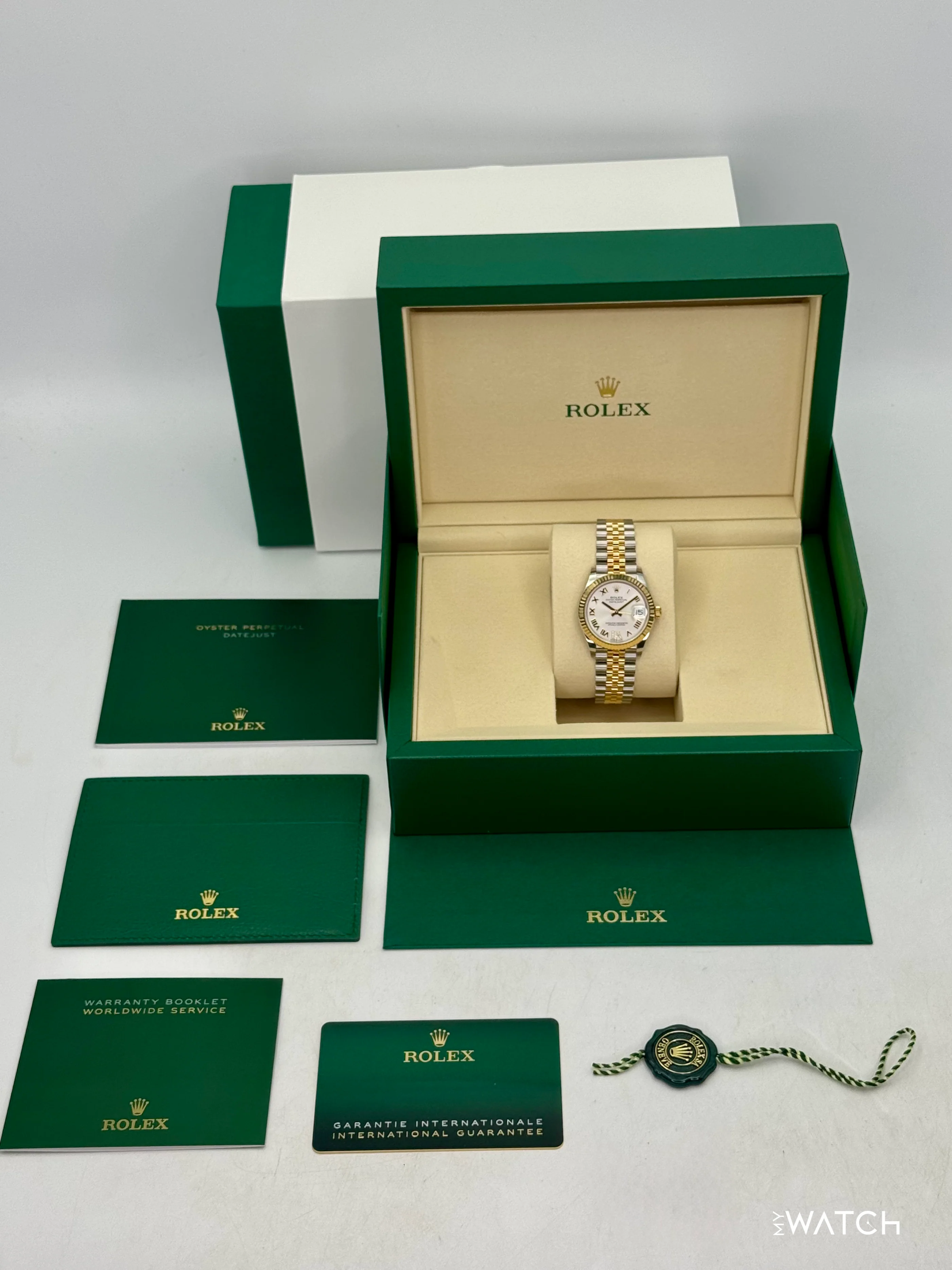 NEW 2026 Rolex Datejust 31mm 278273 Two-Tone Jubilee Silver Diamond - Image 10
