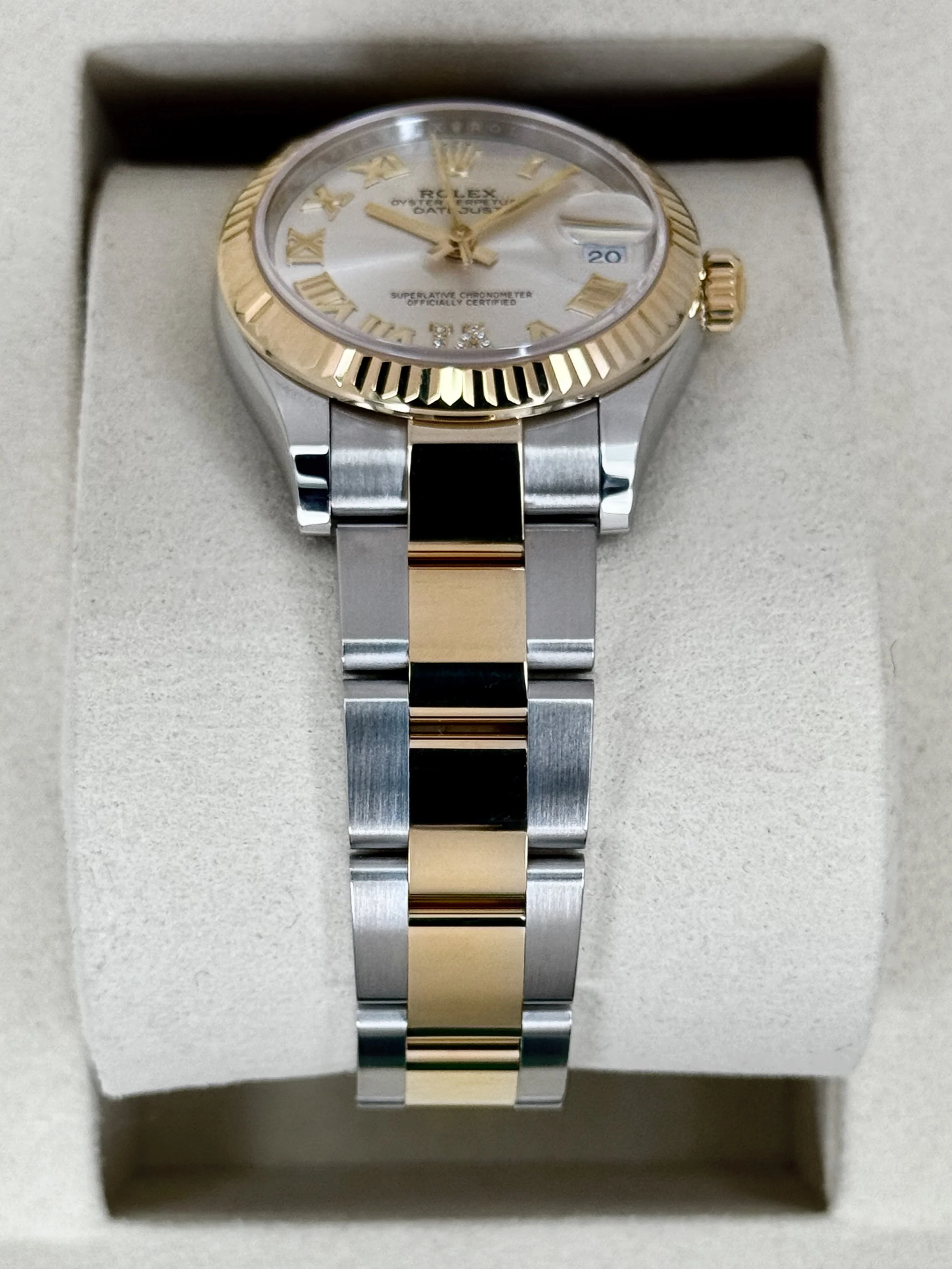 NEW 2026 Rolex Datejust 31mm 278273 Two-Tone Oyster Silver Diamond Dial - Image 3