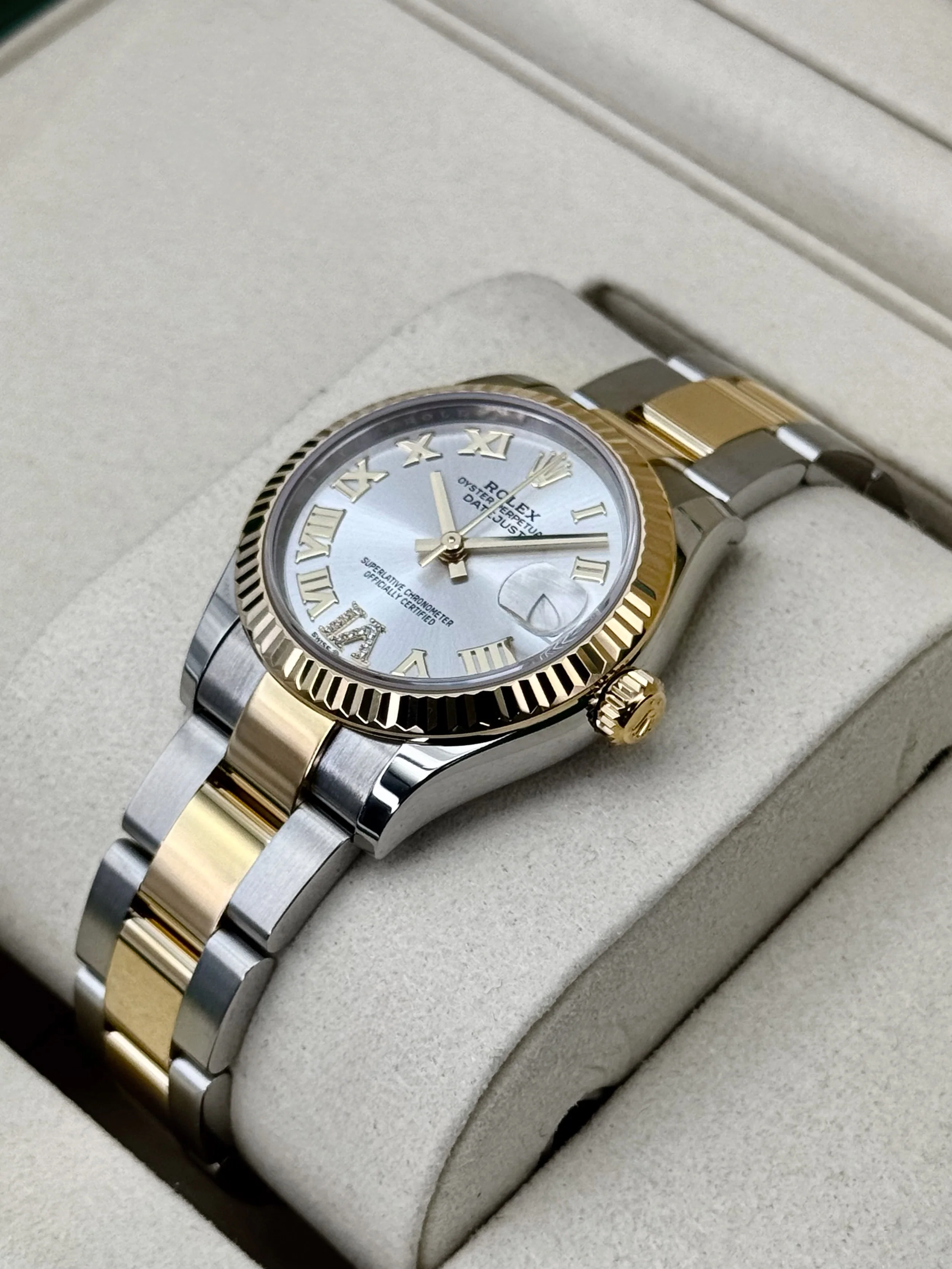 NEW 2026 Rolex Datejust 31mm 278273 Two-Tone Oyster Silver Diamond Dial - Image 5