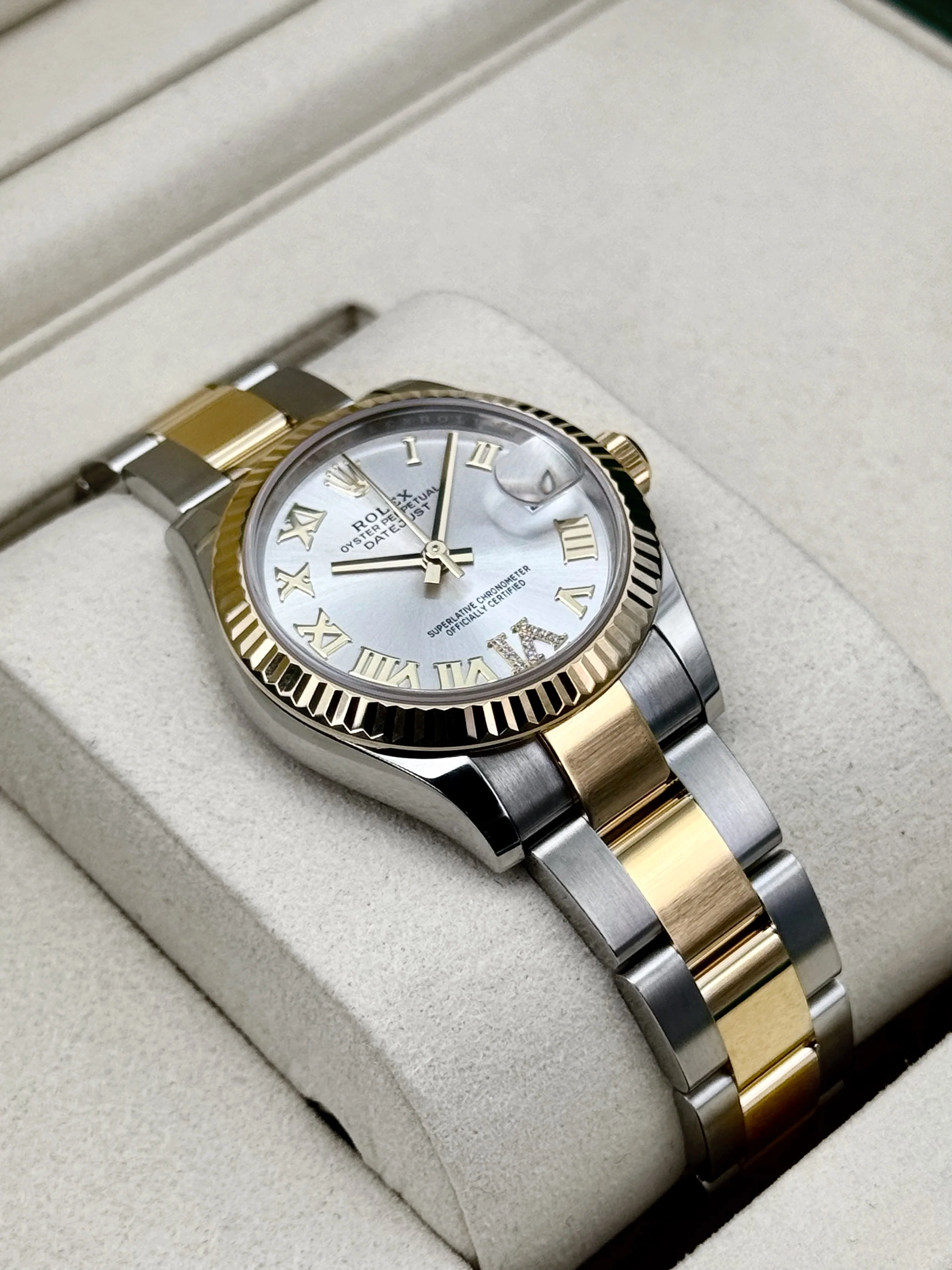 NEW 2026 Rolex Datejust 31mm 278273 Two-Tone Oyster Silver Diamond Dial - Image 6