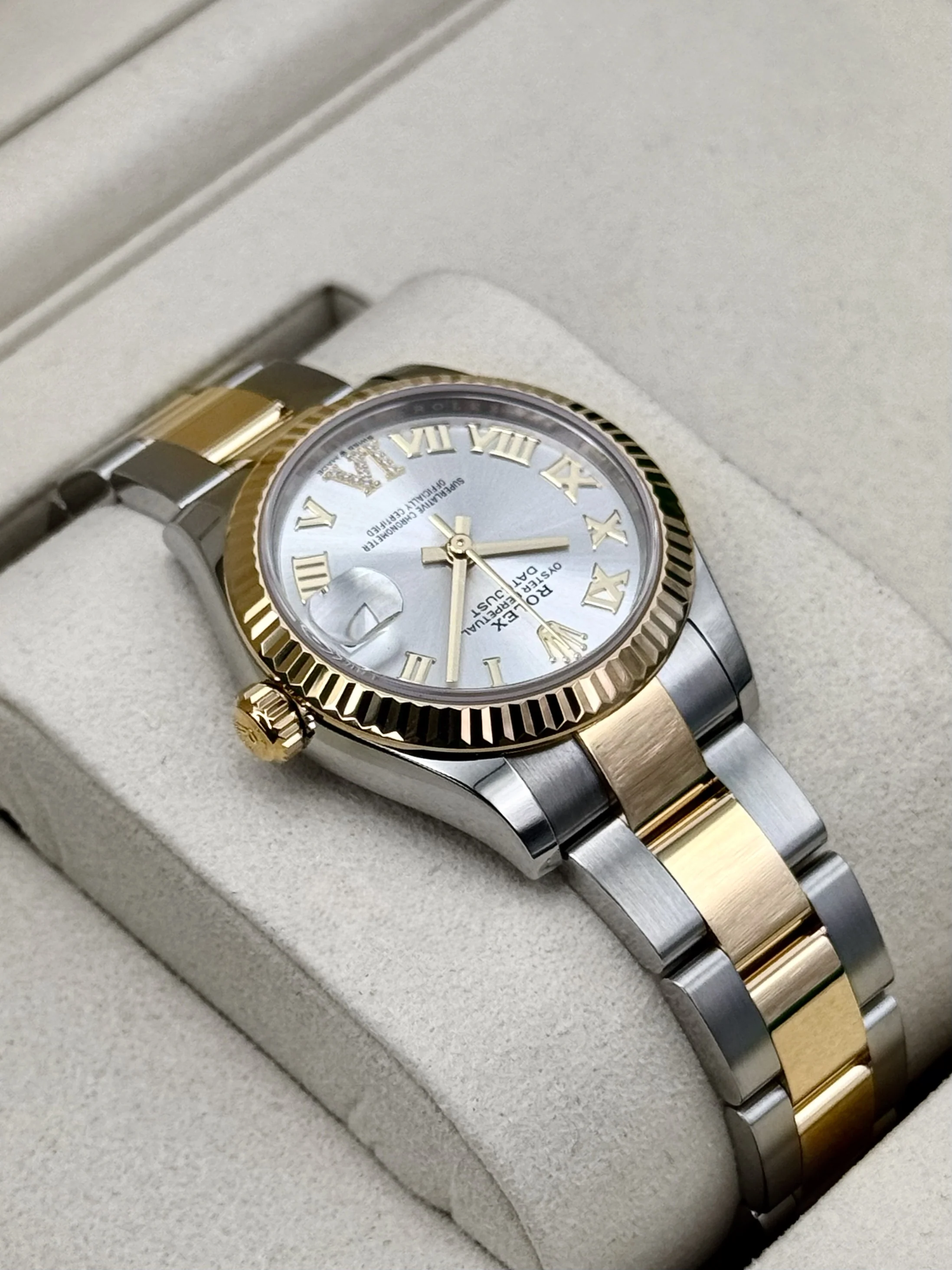 NEW 2026 Rolex Datejust 31mm 278273 Two-Tone Oyster Silver Diamond Dial - Image 8