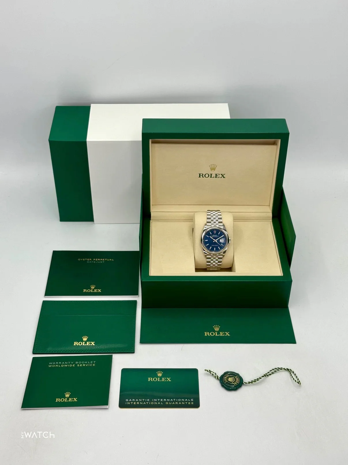 NEW 2026 Rolex Datejust 36mm 126200 Stainless Steel Jubilee Blue Dial - Image 10