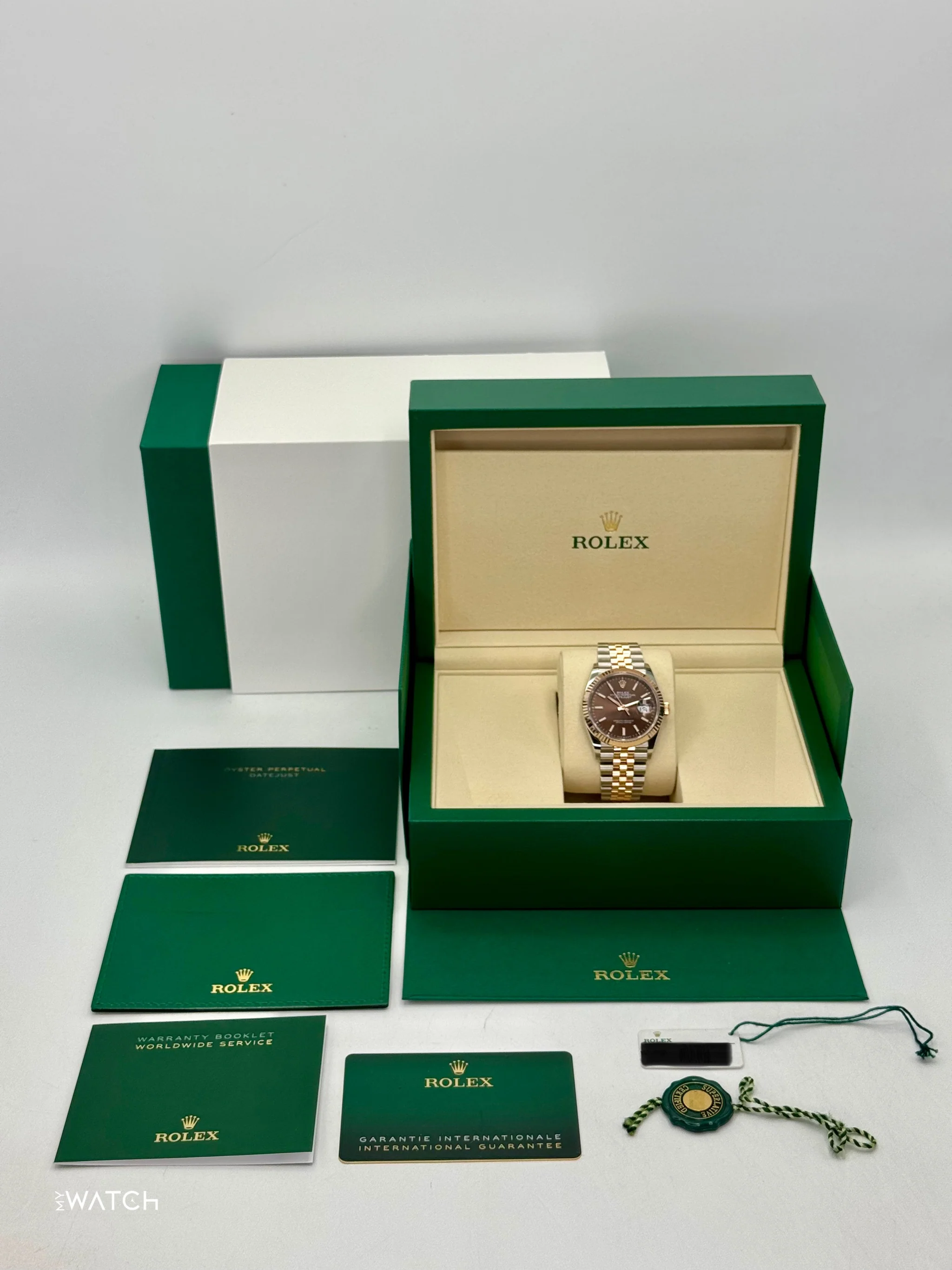 NEW 2026 Rolex Datejust 36mm 126231 Two-Tone Jubilee Chocolate Dial - Image 10