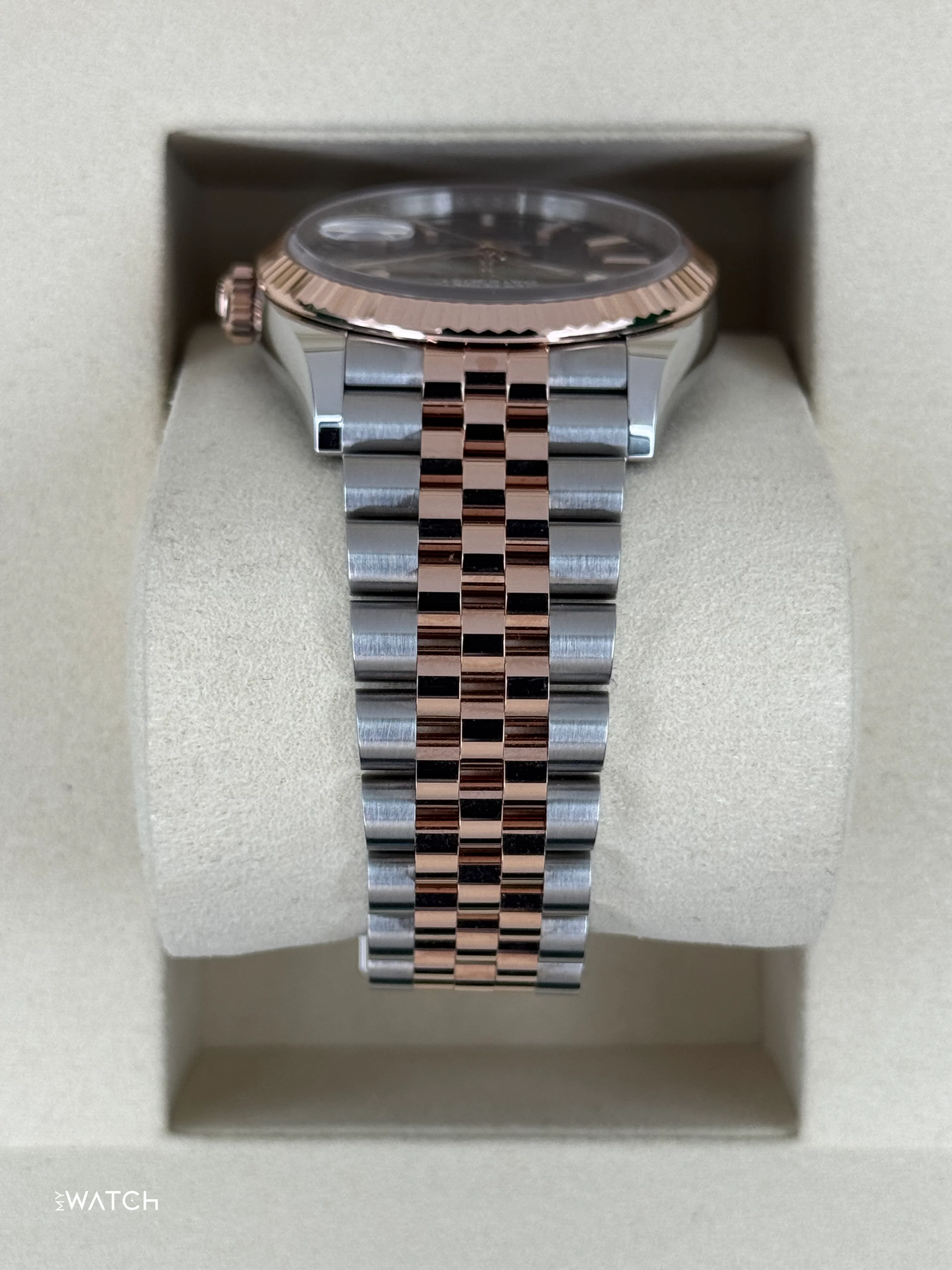 NEW 2026 Rolex Datejust 36mm 126231 Two-Tone Jubilee Chocolate Dial - Image 4