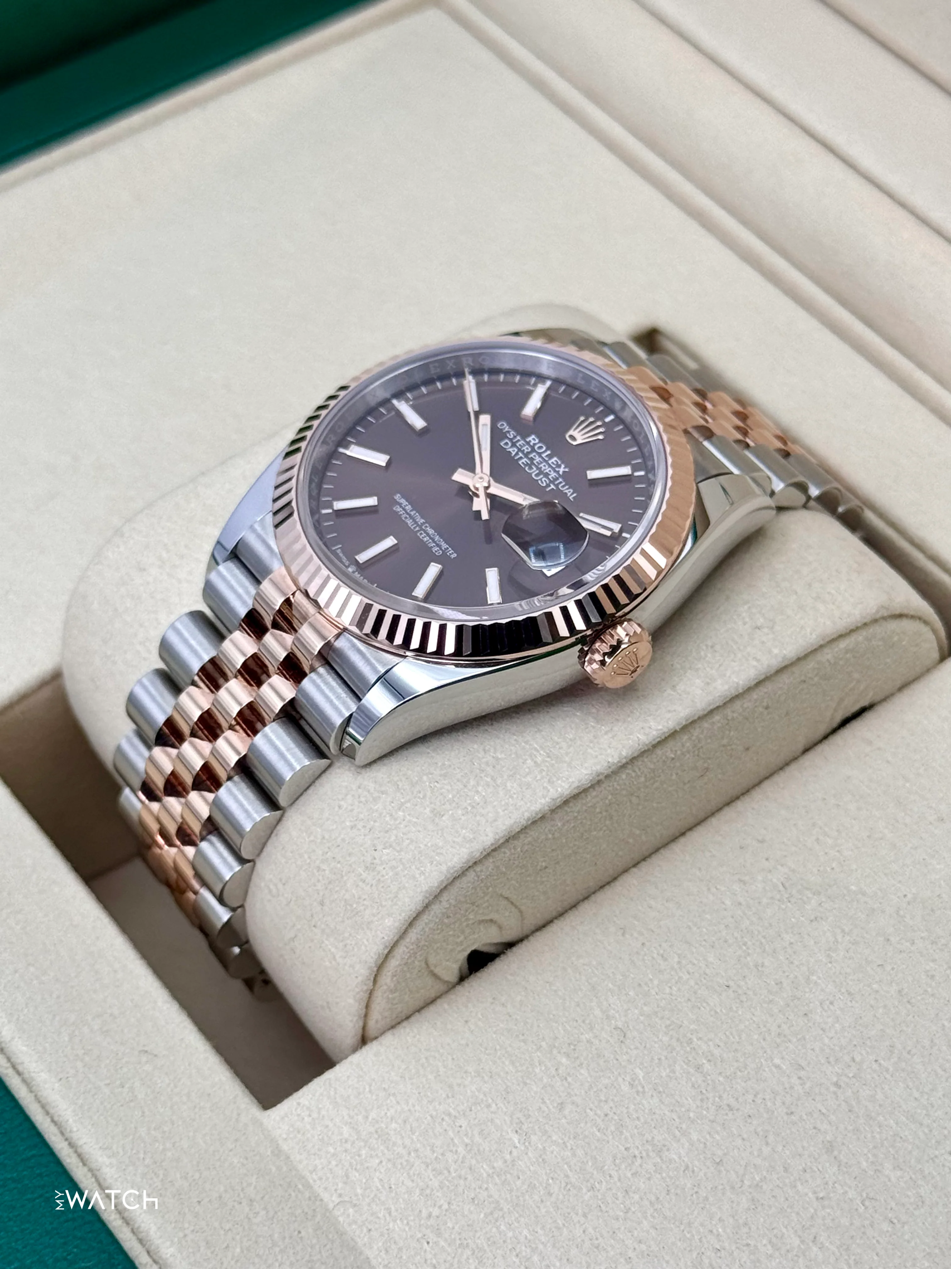 NEW 2026 Rolex Datejust 36mm 126231 Two-Tone Jubilee Chocolate Dial - Image 5