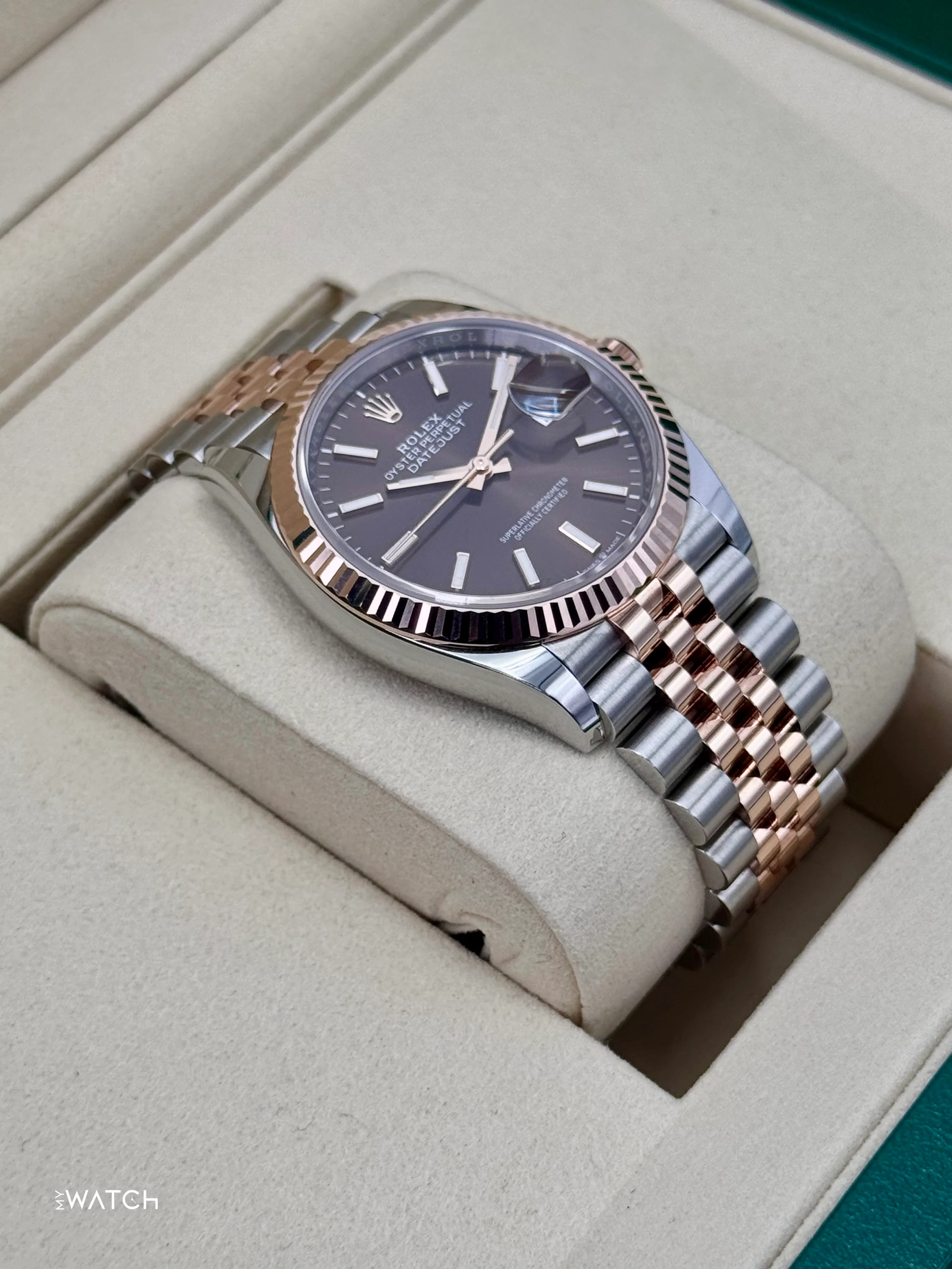 NEW 2026 Rolex Datejust 36mm 126231 Two-Tone Jubilee Chocolate Dial - Image 6
