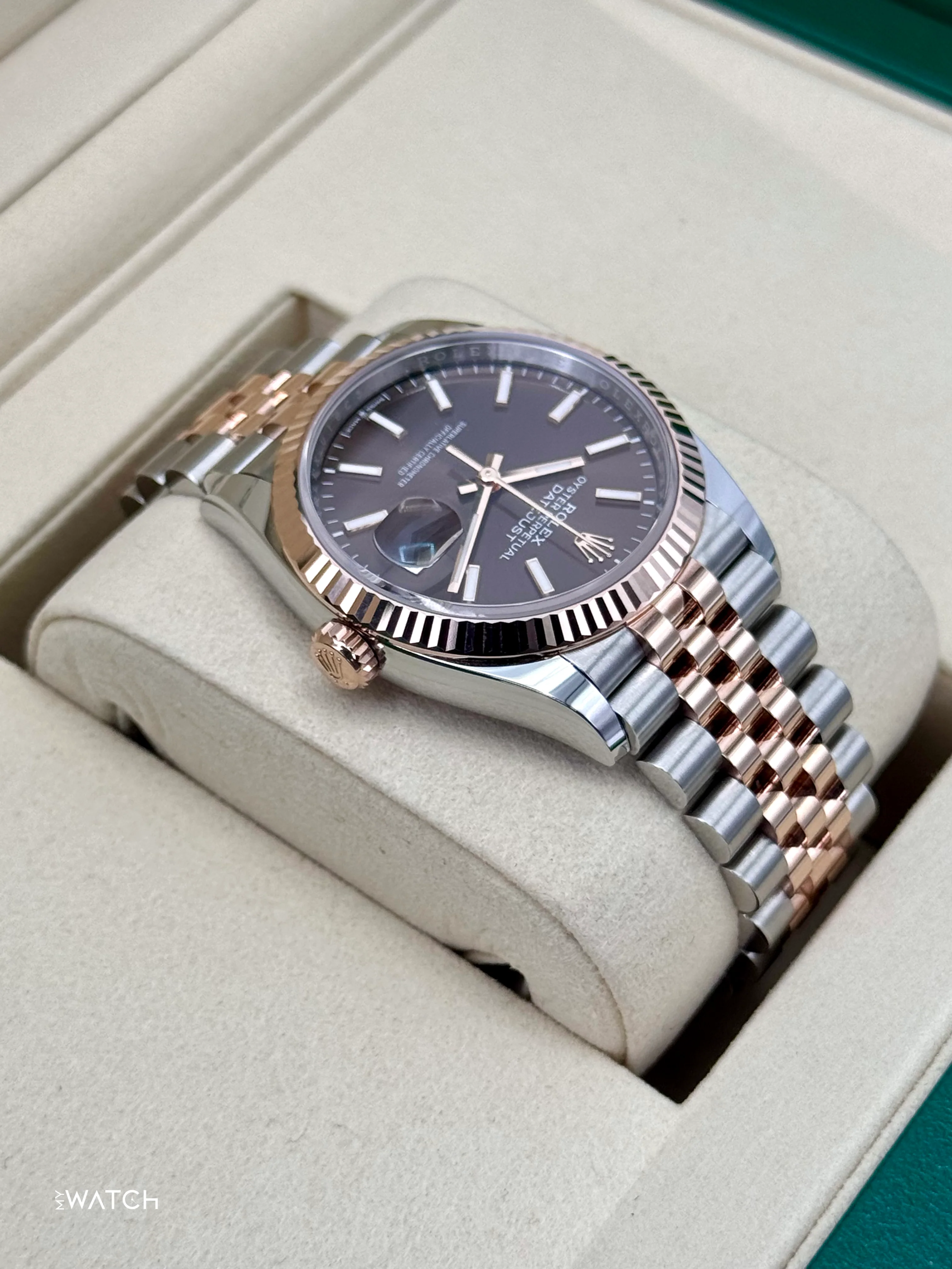 NEW 2026 Rolex Datejust 36mm 126231 Two-Tone Jubilee Chocolate Dial - Image 8