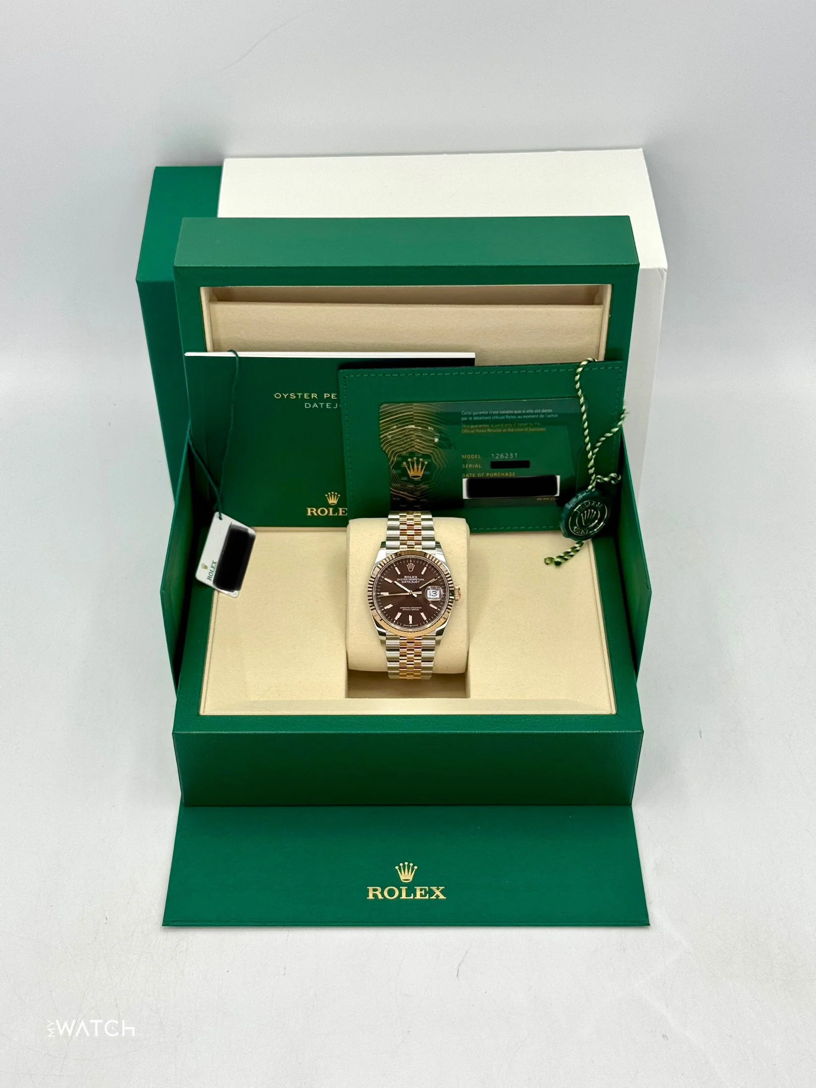NEW 2026 Rolex Datejust 36mm 126231 Two-Tone Jubilee Chocolate Dial - Image 9