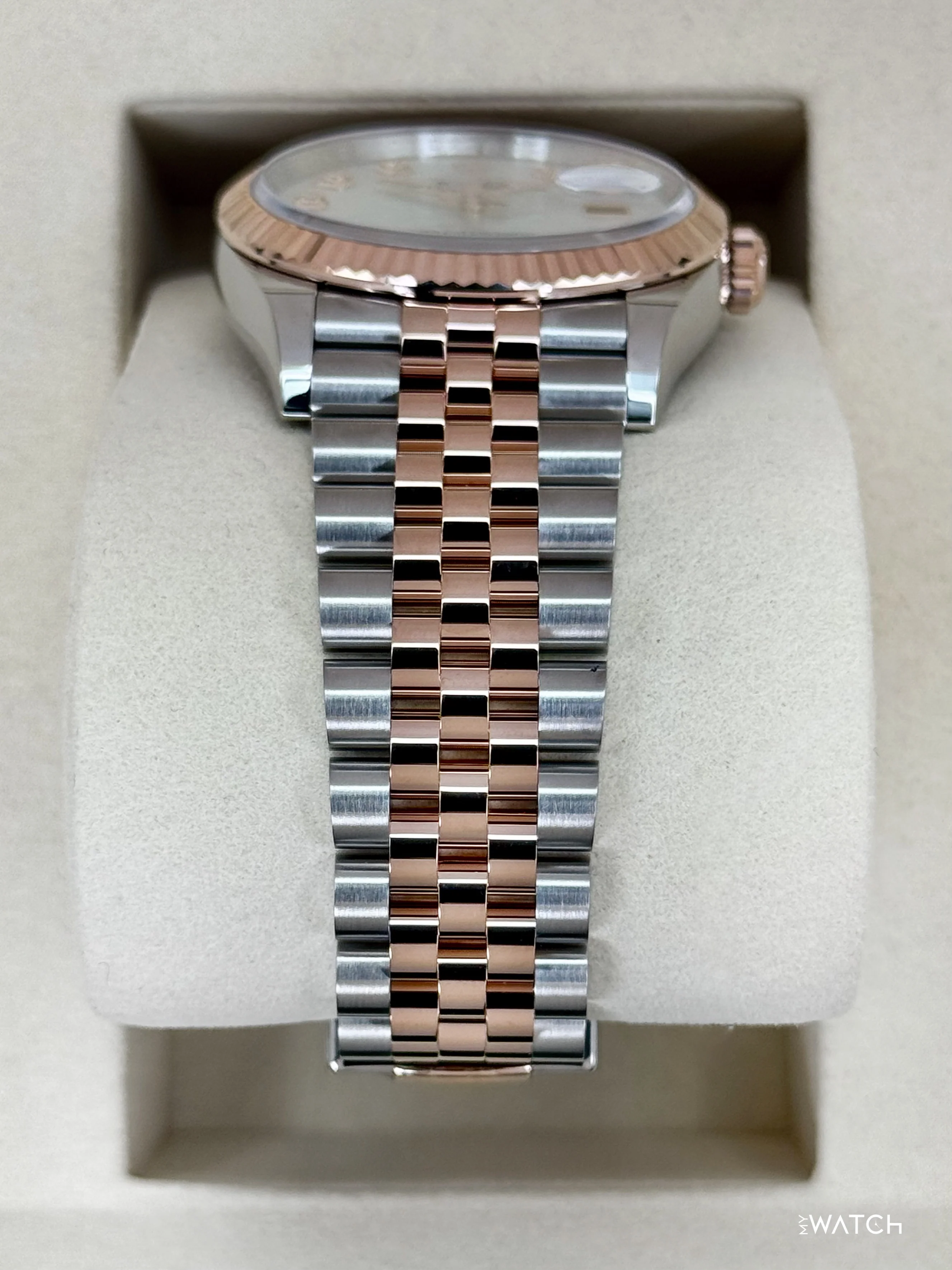 NEW 2026 Rolex Datejust 36mm 126231 Two-Tone MOP Diamond Dial (STICKERED) - Image 3