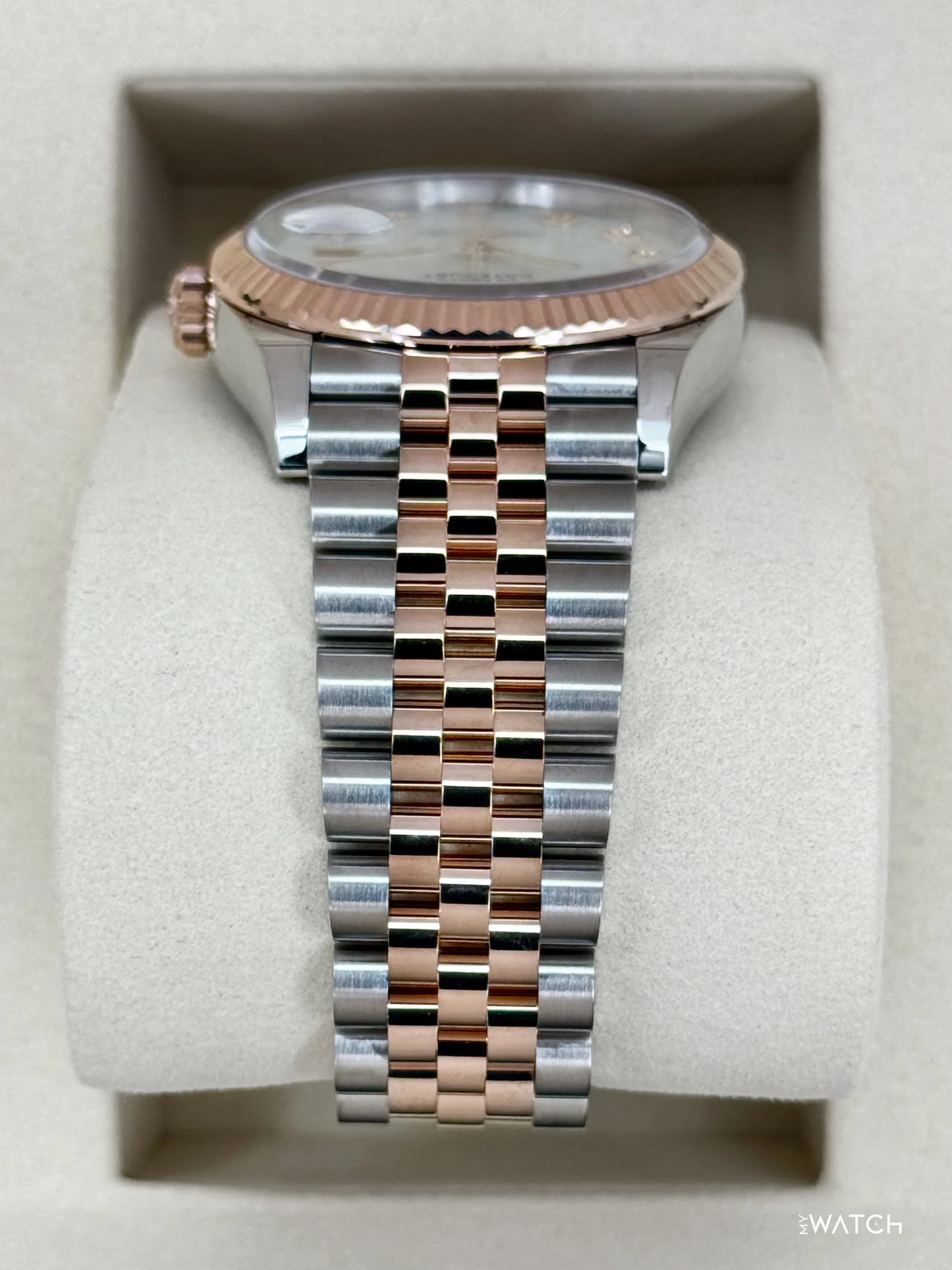 NEW 2026 Rolex Datejust 36mm 126231 Two-Tone MOP Diamond Dial (STICKERED) - Image 4