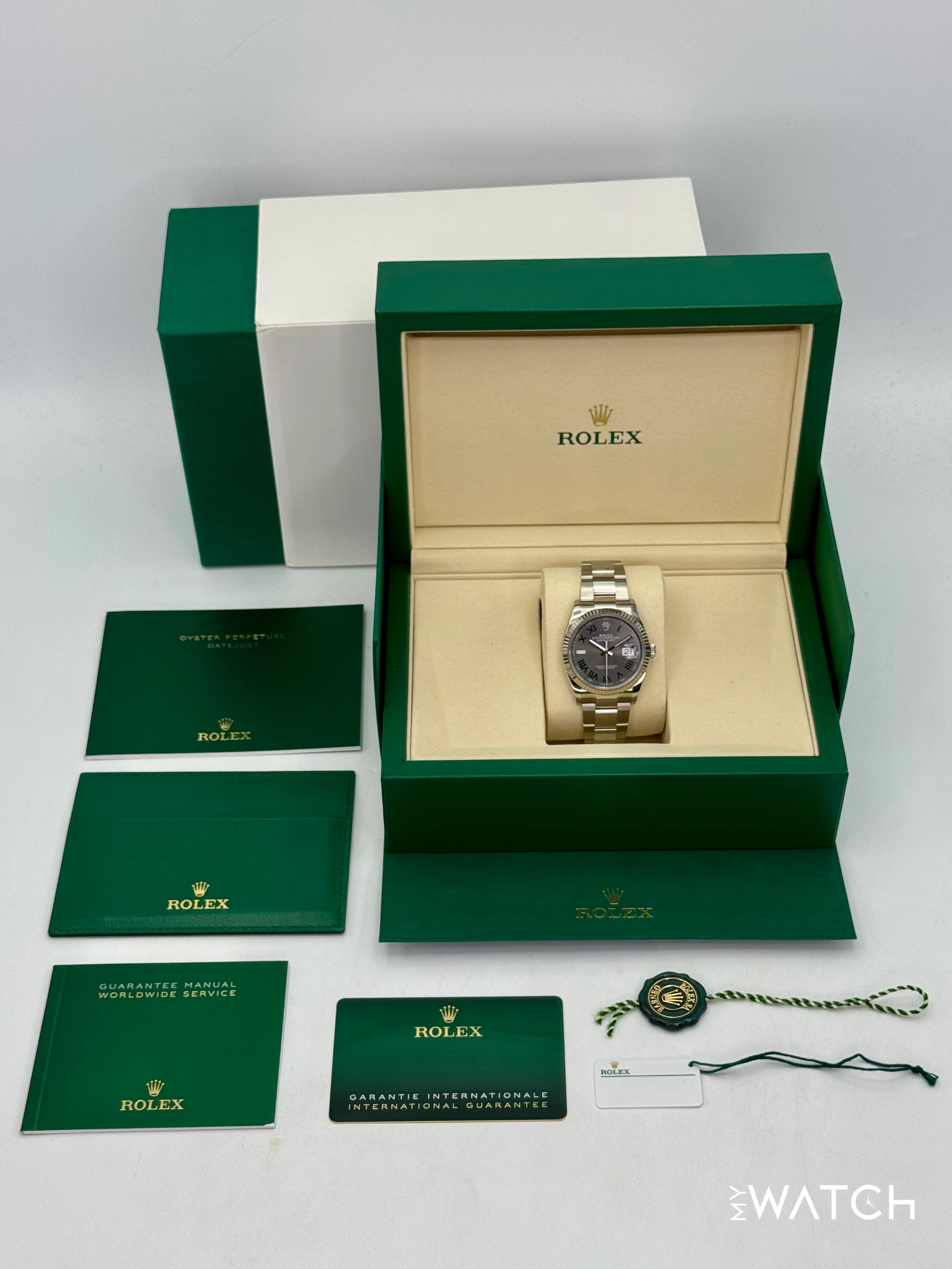 NEW 2026 Rolex Datejust 36mm 126234 Oyster Wimbledon Dial - Image 10