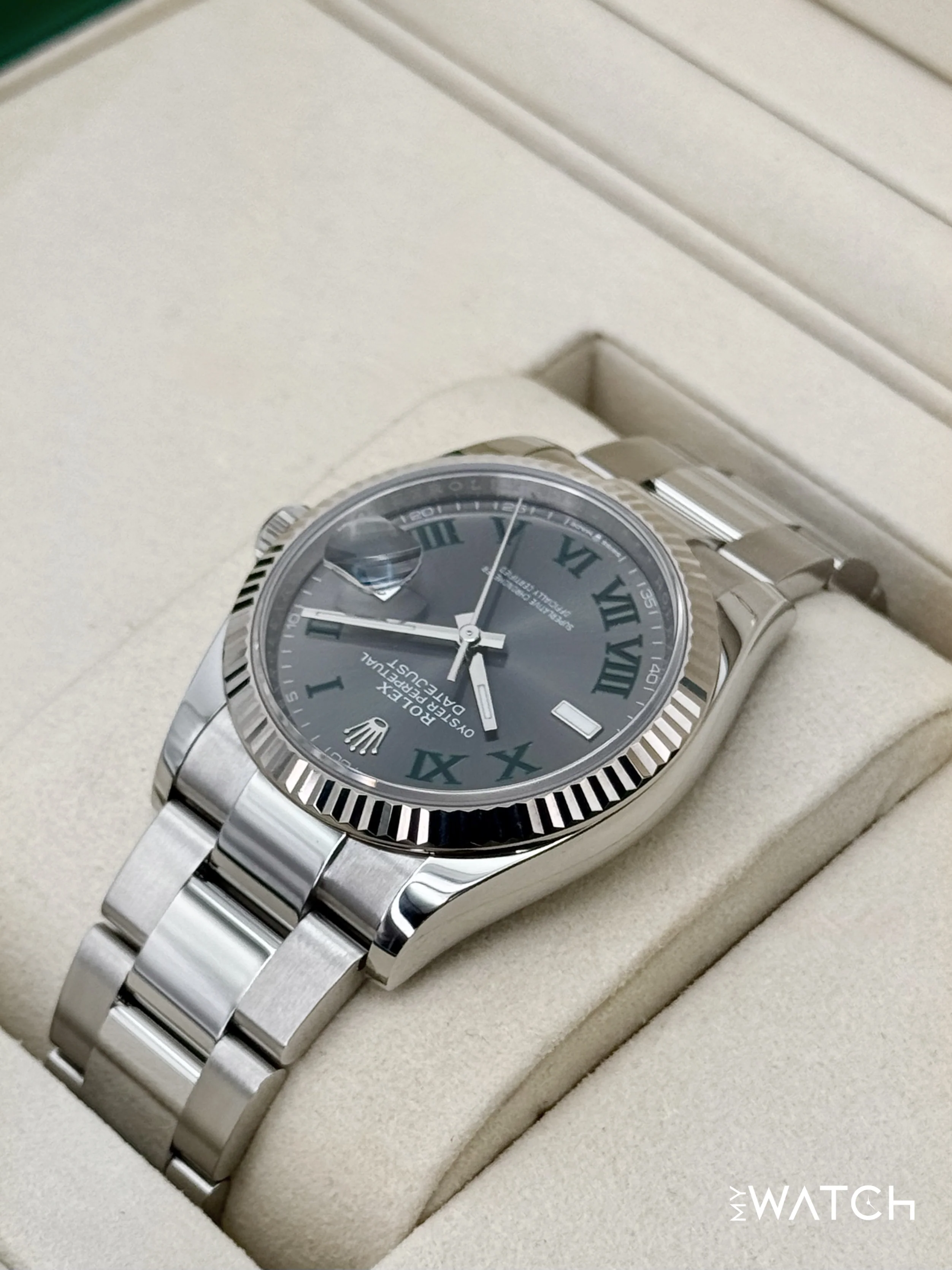 NEW 2026 Rolex Datejust 36mm 126234 Oyster Wimbledon Dial - Image 7